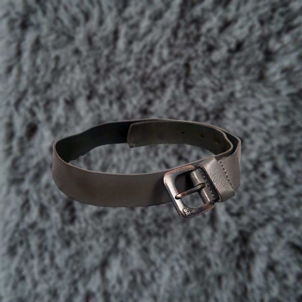 G-Star G Star raw Gray Genuine Leather Mini Logo Vintage Style Belt Y2K Size ONE SIZE - 1 Thumbnail
