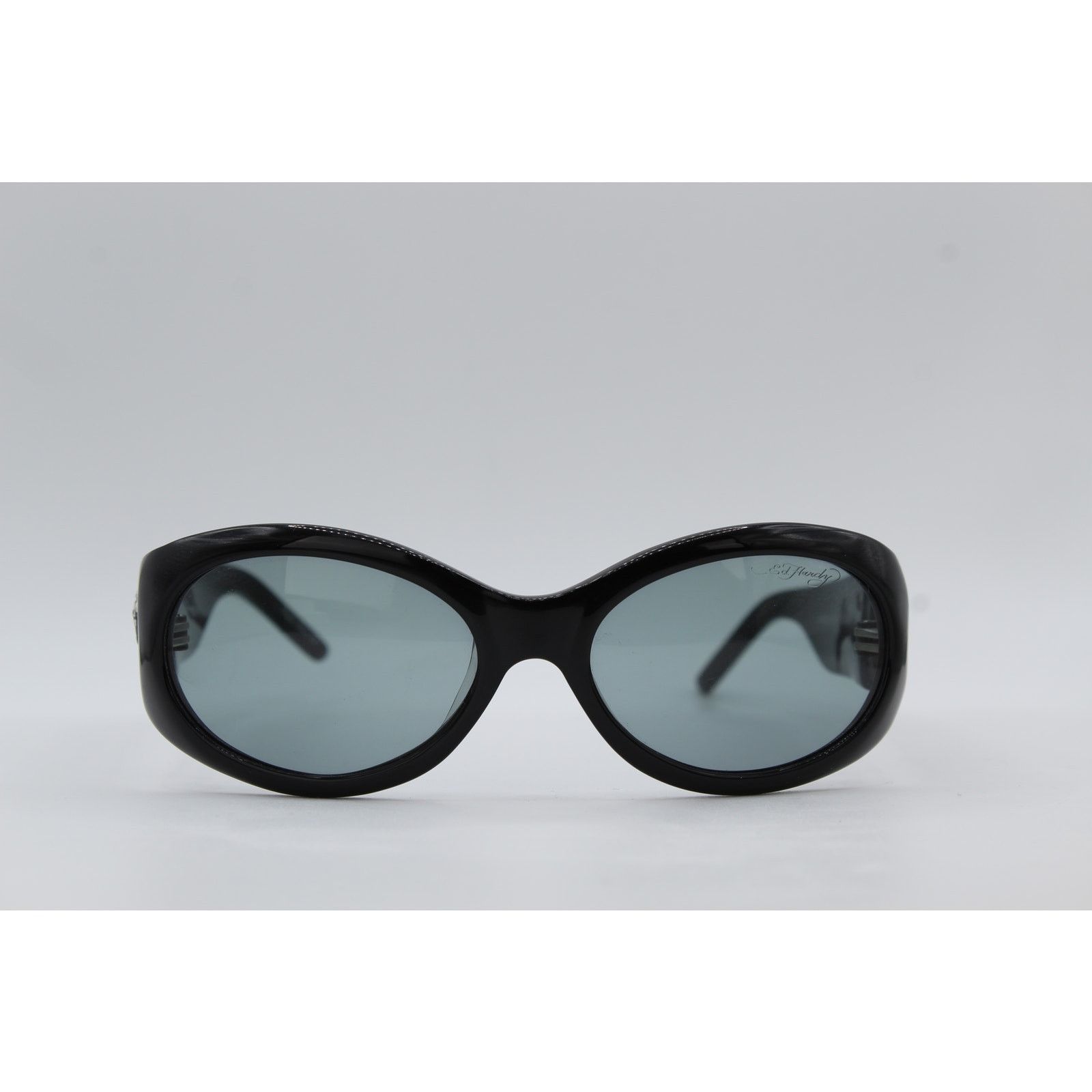 Ed Hardy Ed Hardy EHS032 Black Rhinestone Skull Sunglasses 55-17-130 Size ONE SIZE - 3 Thumbnail