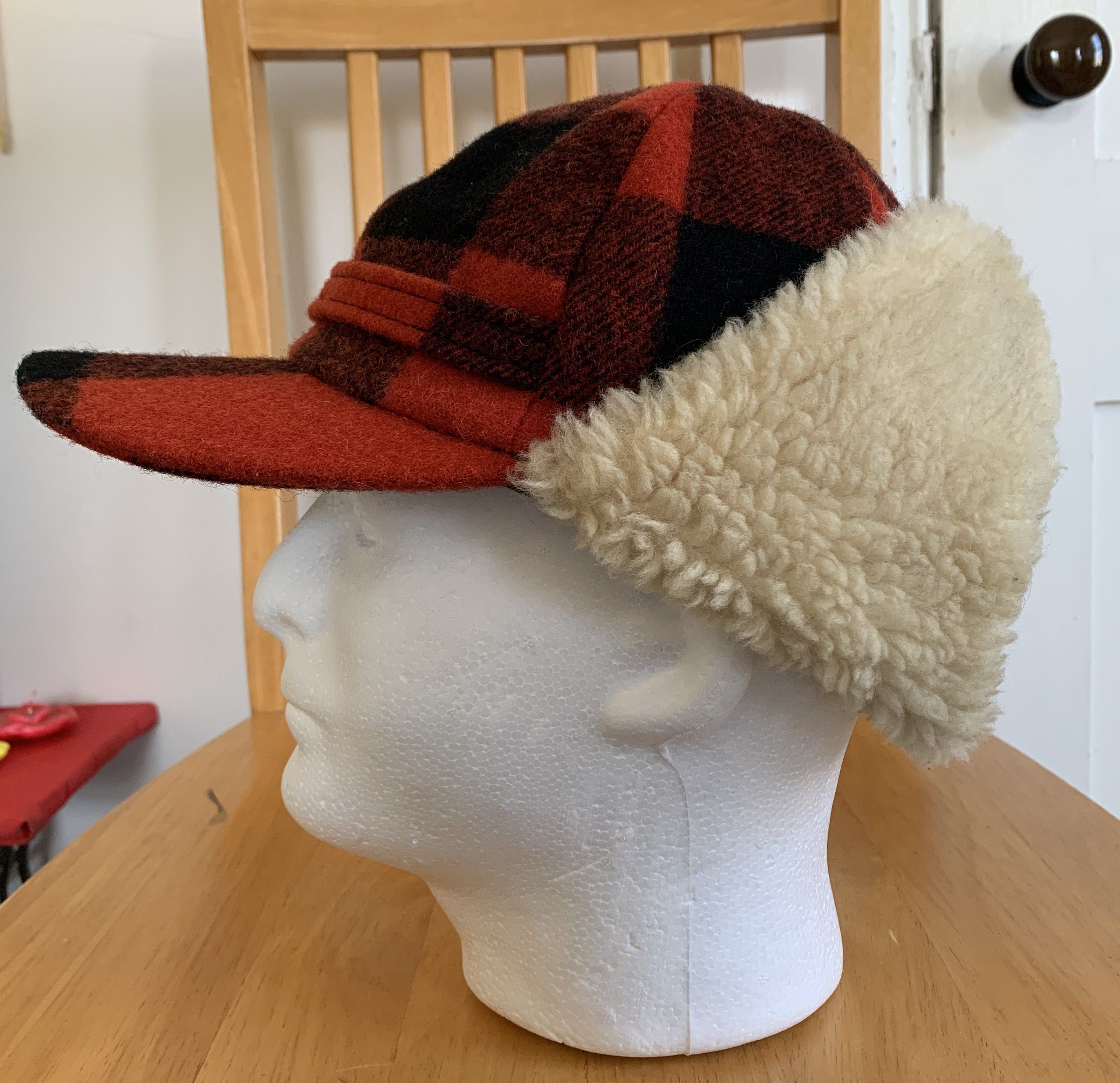 Number (N)ine FW08 Wool Check Hat Size ONE SIZE - 9 Thumbnail