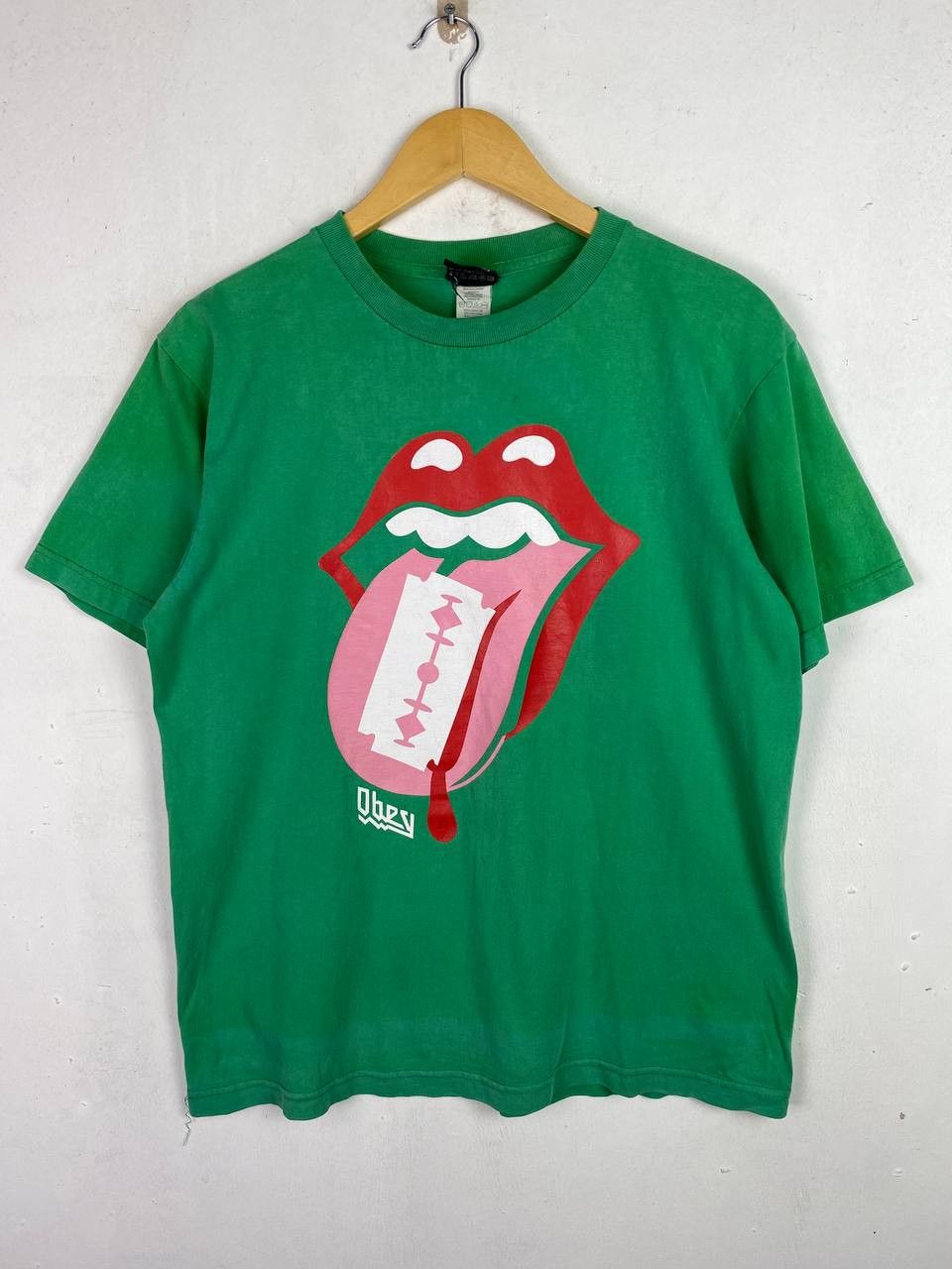 Obey obey x rolling stones tee nice design Size US M / EU 48-50 / 2 - 1 Thumbnail