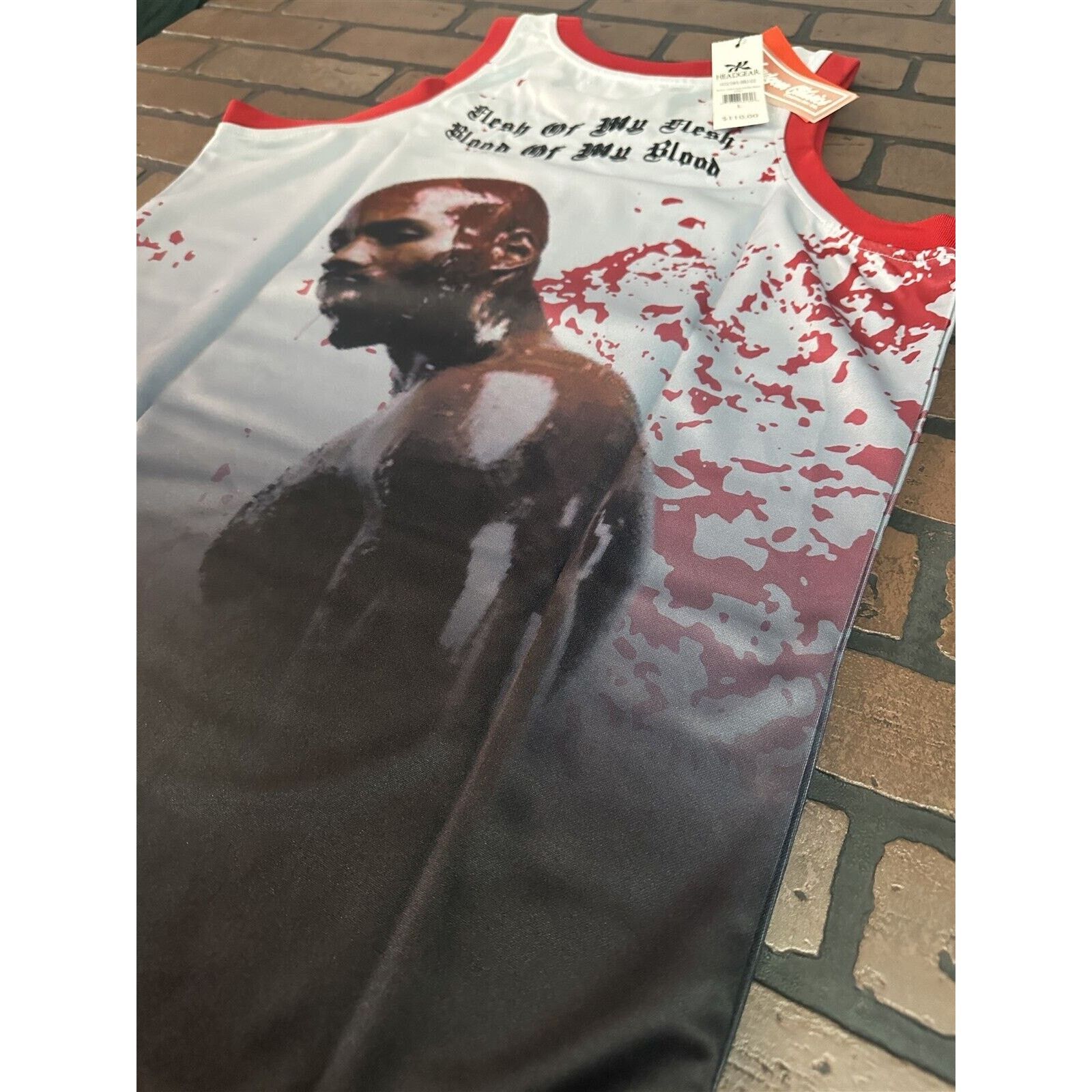Other DMX -White Flesh of My Flesh Jersey~Never Worn~L XL Size US L / EU 52-54 / 3 - 3 Thumbnail