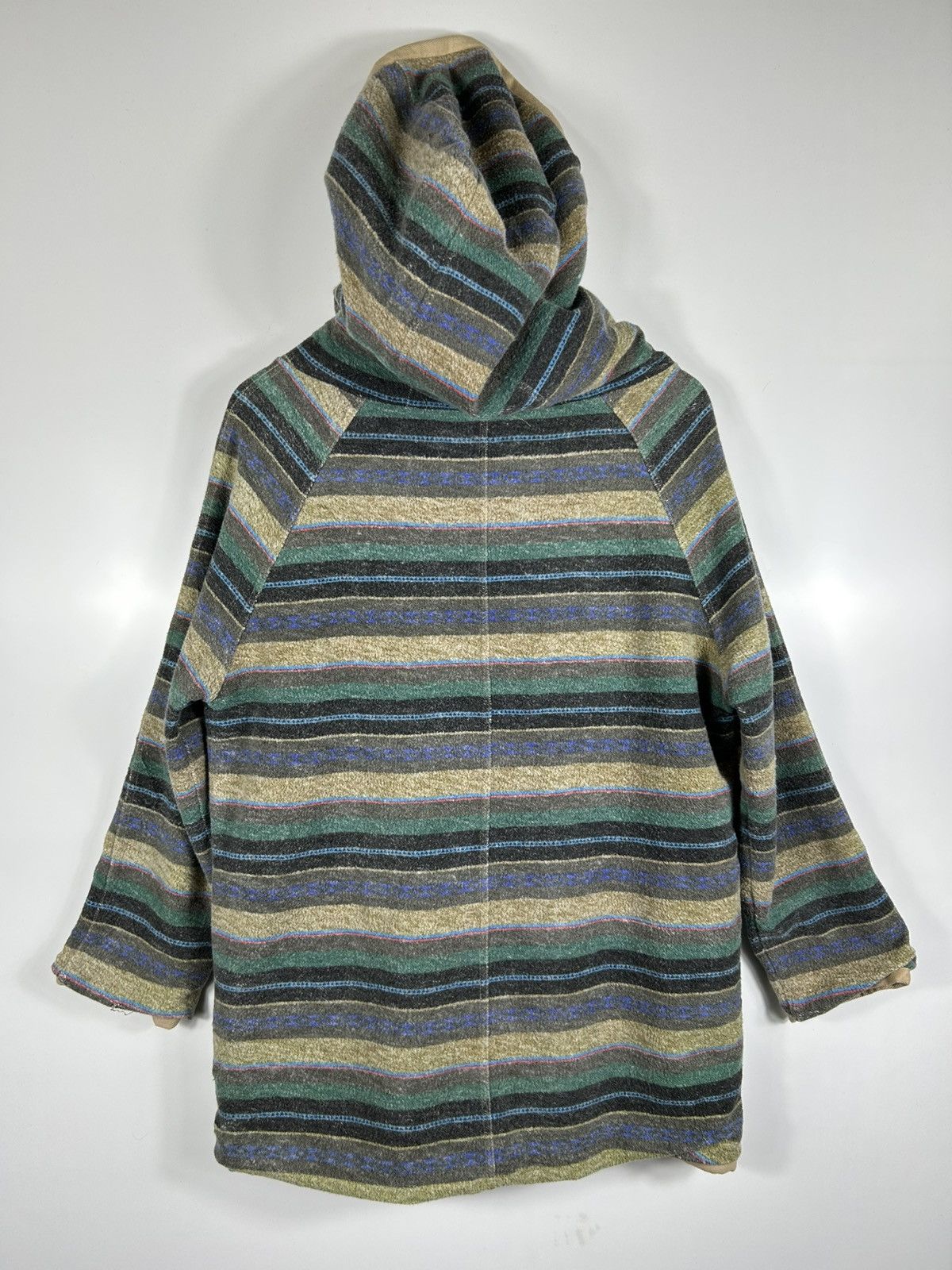Japanese Brand × Vintage ⚡️Vintage Cube Sugar Hooded Flannel Sherpa Jacket Size US M / EU 48-50 / 2 - 14 Thumbnail