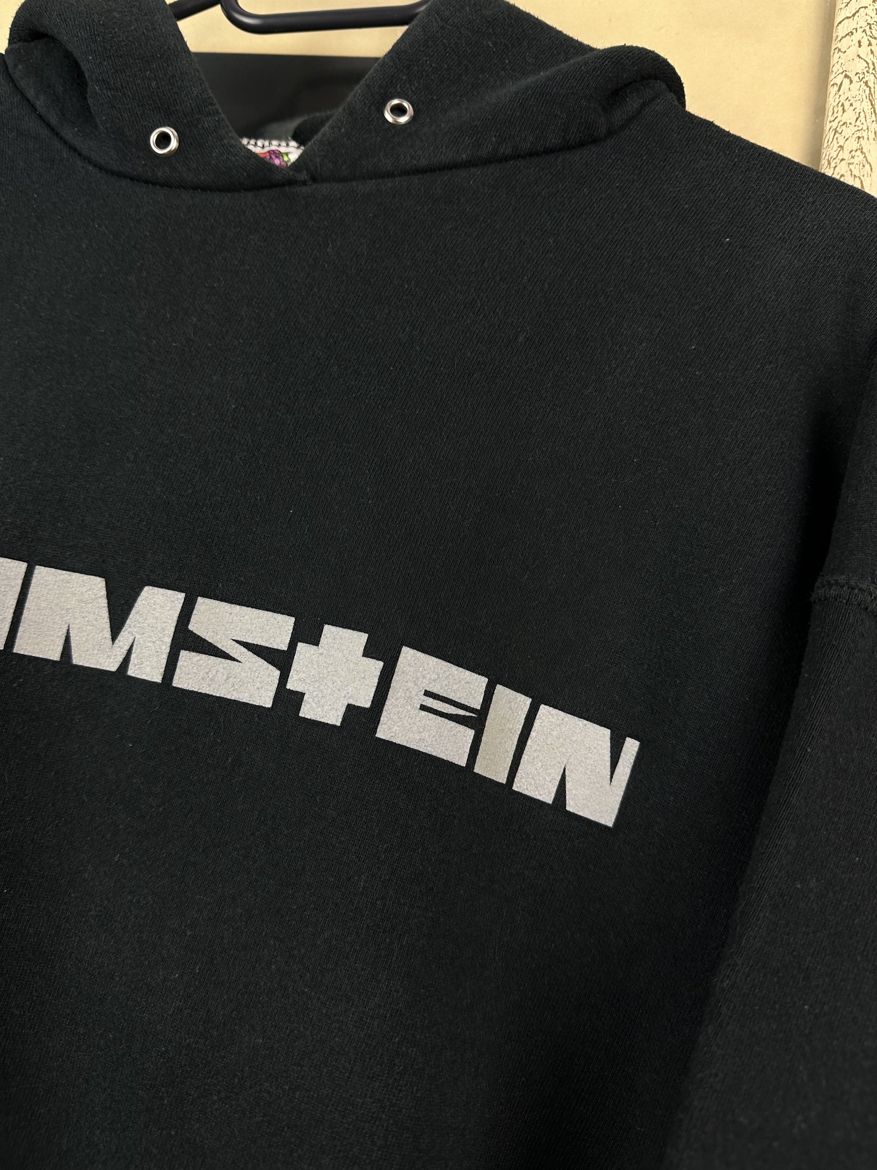 Band Tees × Vintage Vintage 2000's Rammstein Big Logo Hoodie Fire Rare Jacket Size US XL / EU 56 / 4 - 6 Thumbnail