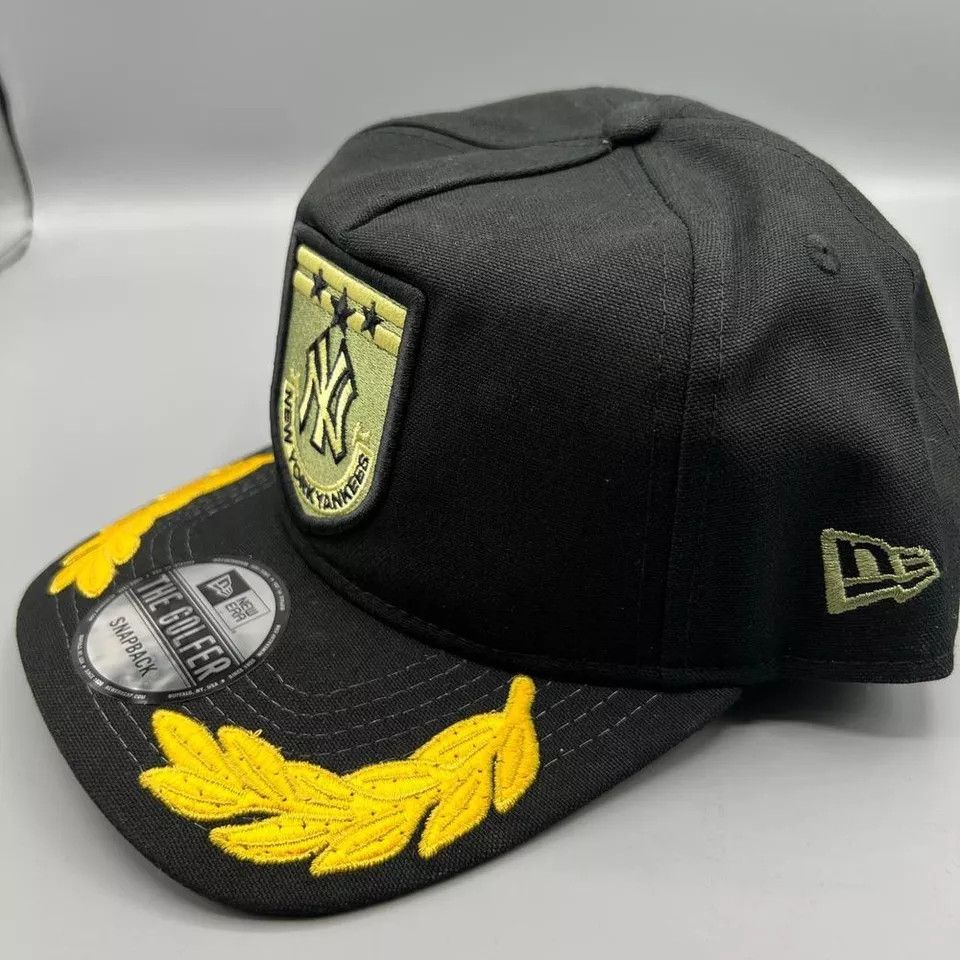 New Era New York Yankees Hat Men Military Patch The Golfer Snap Back Size ONE SIZE - 2 Thumbnail