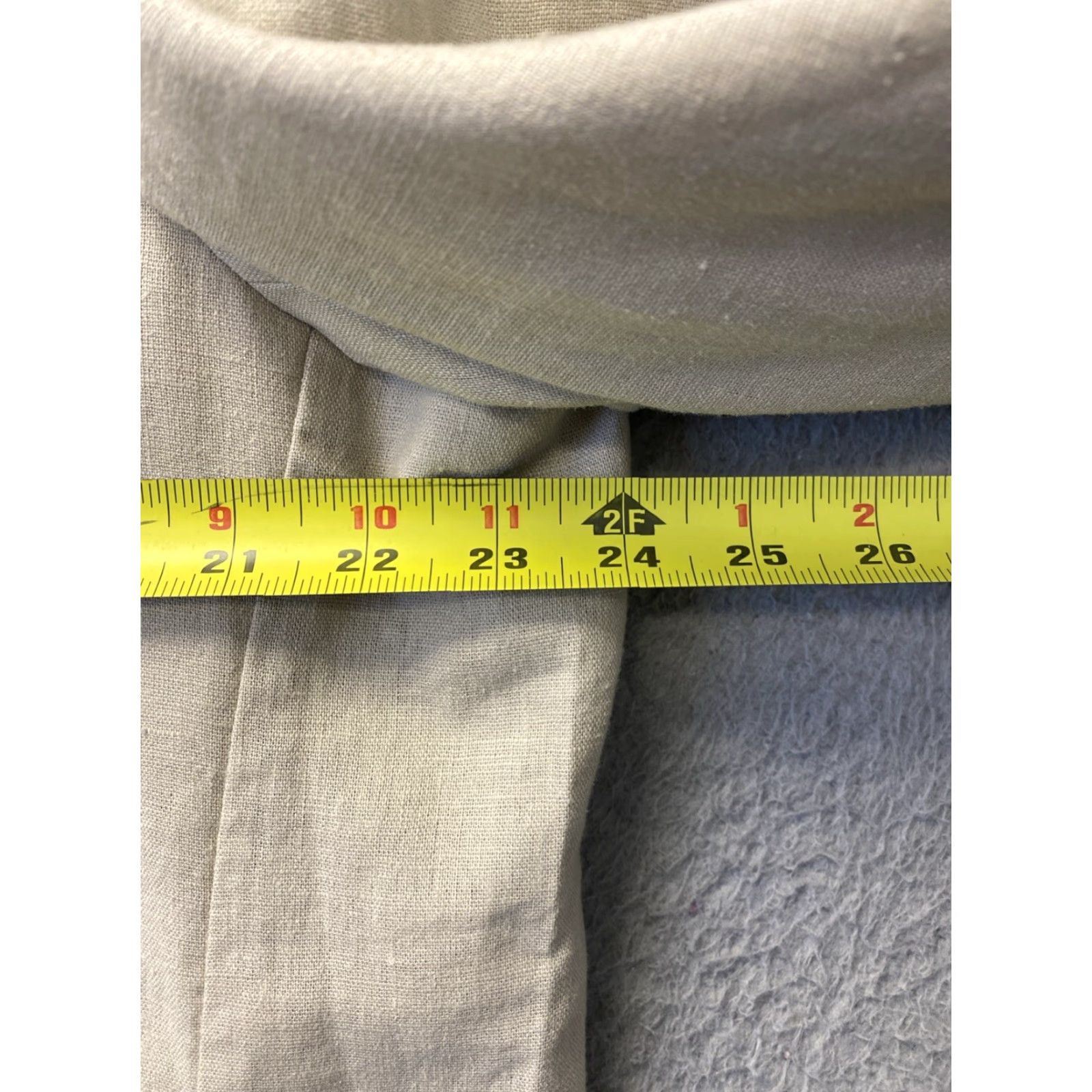 Vintage Alan Flusser Sport Coat Linen Blend Blazer Men XL 46/48 Beige Jacket /126-58 Size 46R - 3 Thumbnail