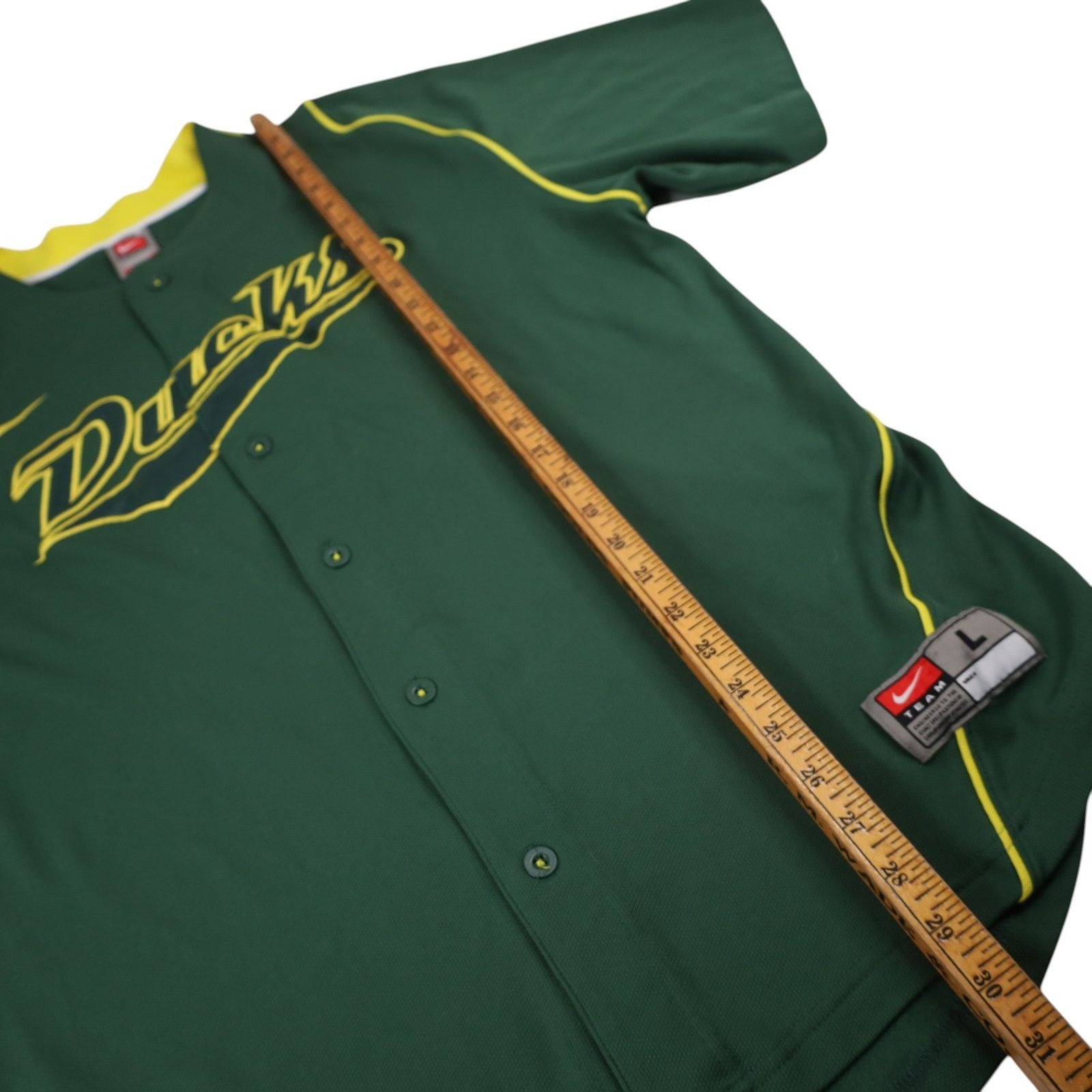 NCAA × Nike VTG Nike University of Oregon Ducks Stitched Baseball Jersey Size US L / EU 52-54 / 3 - 10 Thumbnail