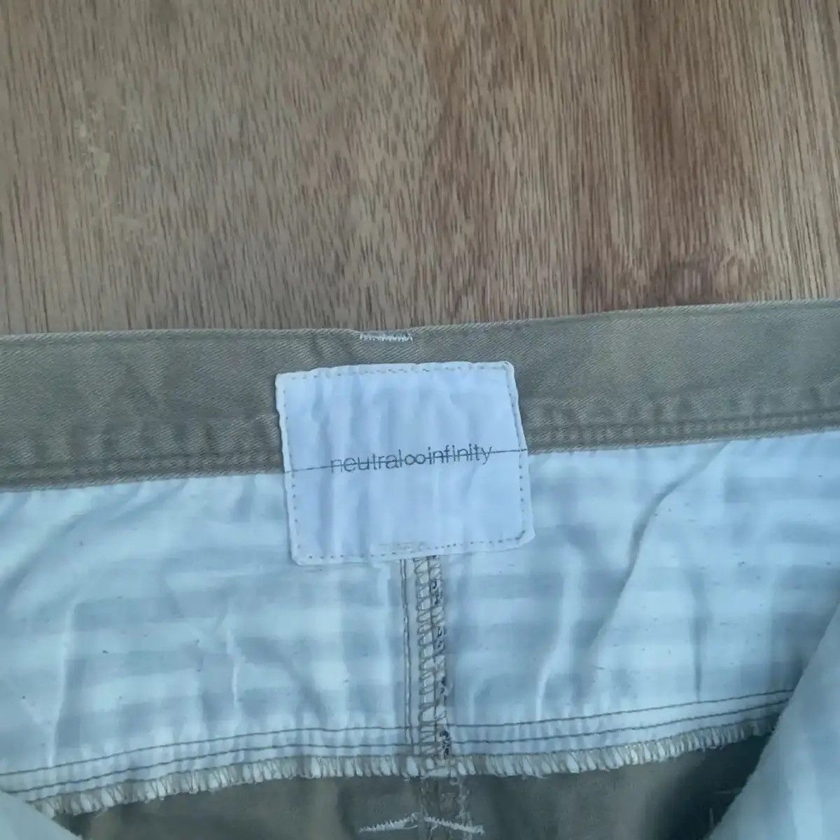 Infinite Archives VINTAGE DOUBLE WAIST TROUSERS NEUTRALINFINITY CARPENTER PANT Size US 29 - 7 Thumbnail