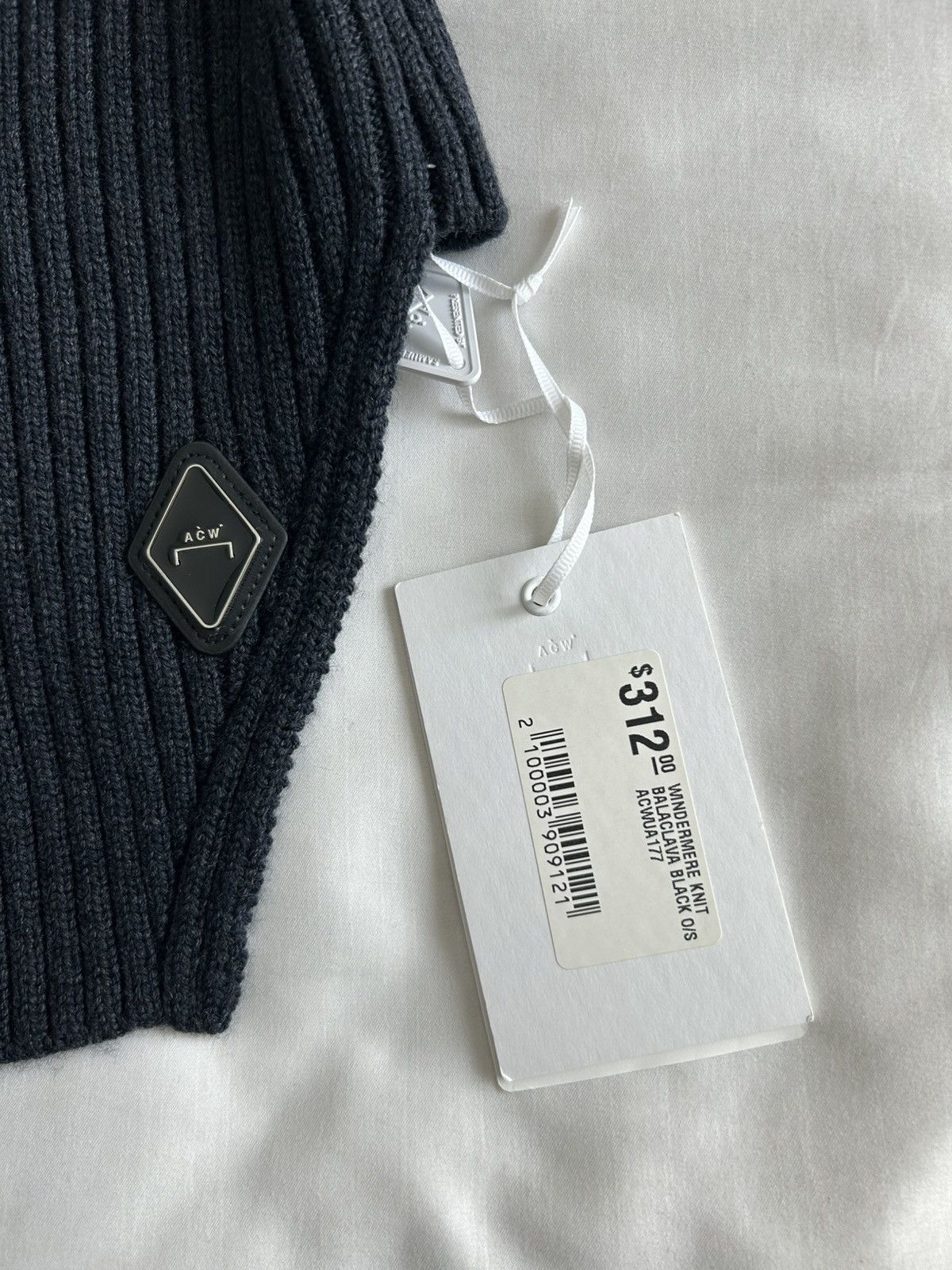 A-COLD-WALL* A Cold Wall Logo Knit Balaclava Wool ACW Size ONE SIZE - 3 Thumbnail