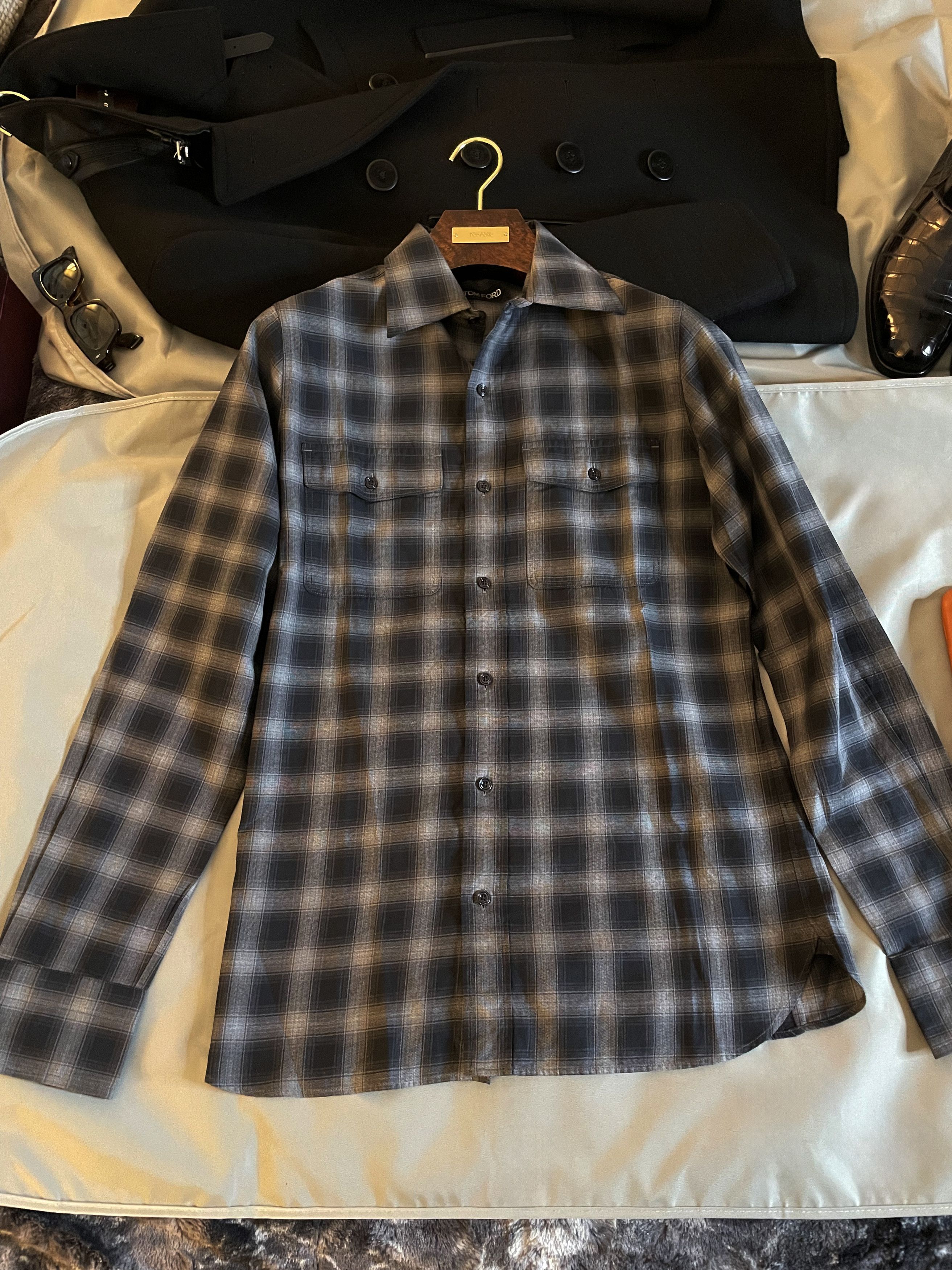 Tom Ford Ultimate $800 TOM FORD Plaid Shirt, Great Fit and Details Size US M / EU 48-50 / 2 - 2 Thumbnail