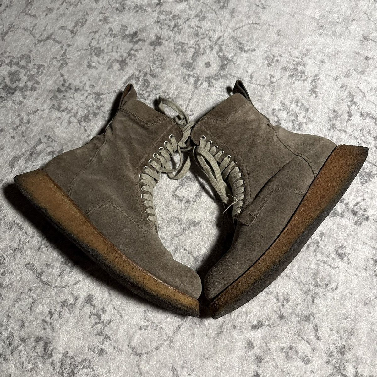 Rick Owens Rick Owens Mainline SS21 Phlegethon Para Combat Boots Dust Size US 9 / EU 42 - 8 Thumbnail