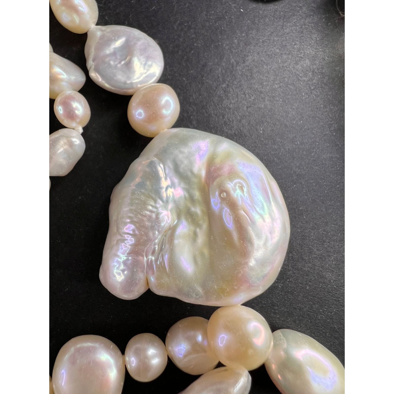 Other Lucas Lameth pearl 5 strand necklace with 925 silver clasp Size ONE SIZE - 6 Thumbnail