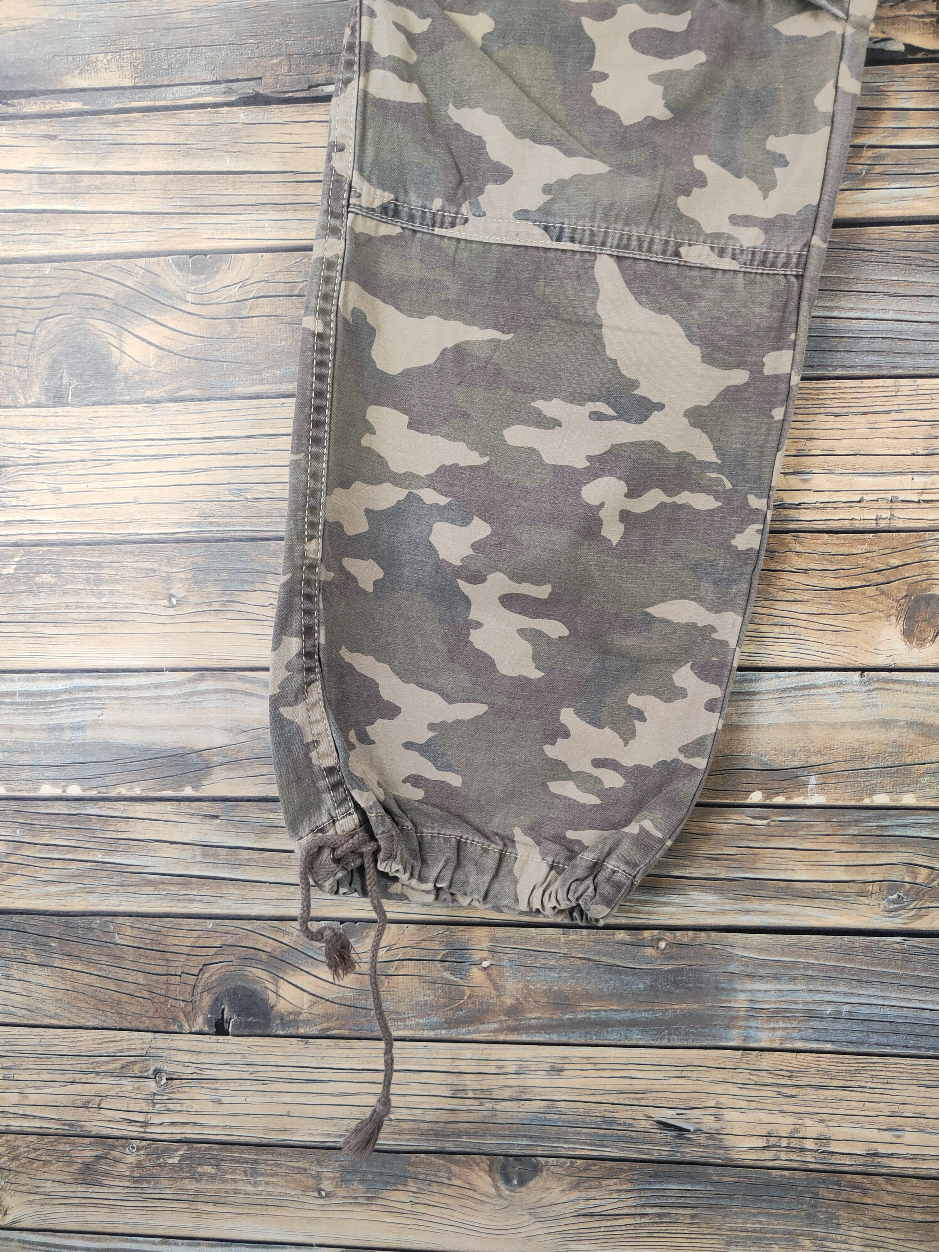 Japanese Brand DL Uniqlo Camouflage Multipocket Cargo Pants #1749 Size US 30 / EU 46 - 4 Thumbnail