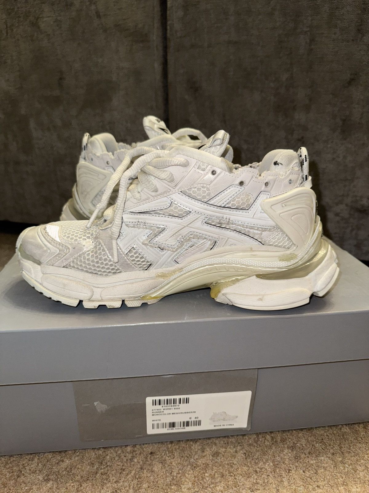 Balenciaga Balenciga runner white size us 8 Size US 8 / EU 41 - 6 Thumbnail