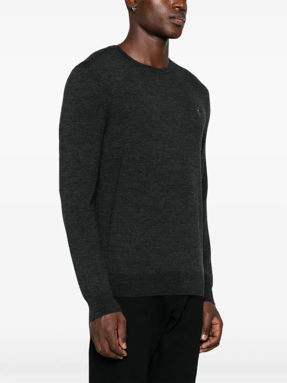 Polo Ralph Lauren o1s22i1n0125 Crewneck Sweater in Dark Grey Size US M / EU 48-50 / 2 - 2 Thumbnail