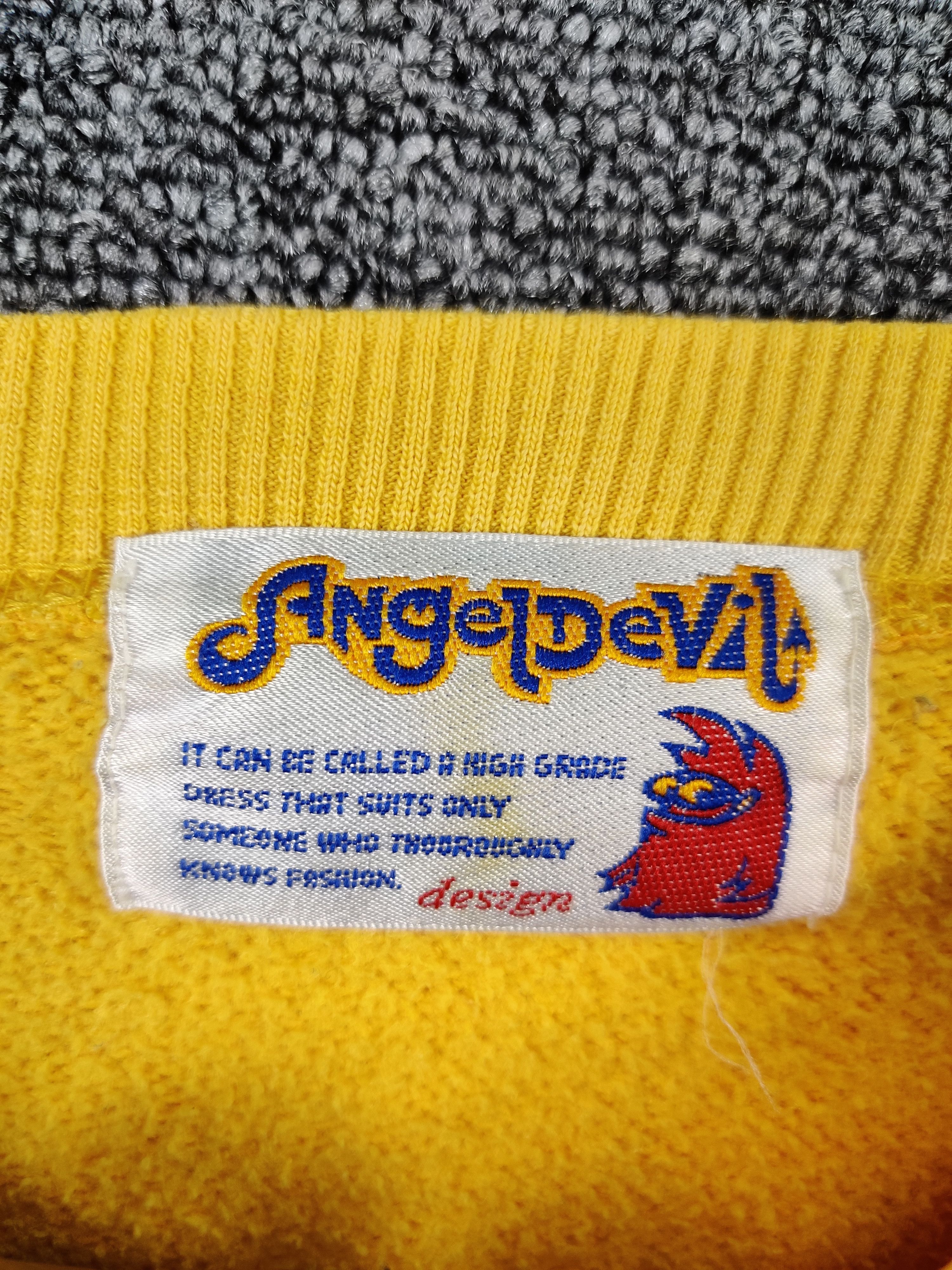 Japanese Brand Vintage Angel Devil Crewneck Sweatshirt Size US XL / EU 56 / 4 - 8 Thumbnail