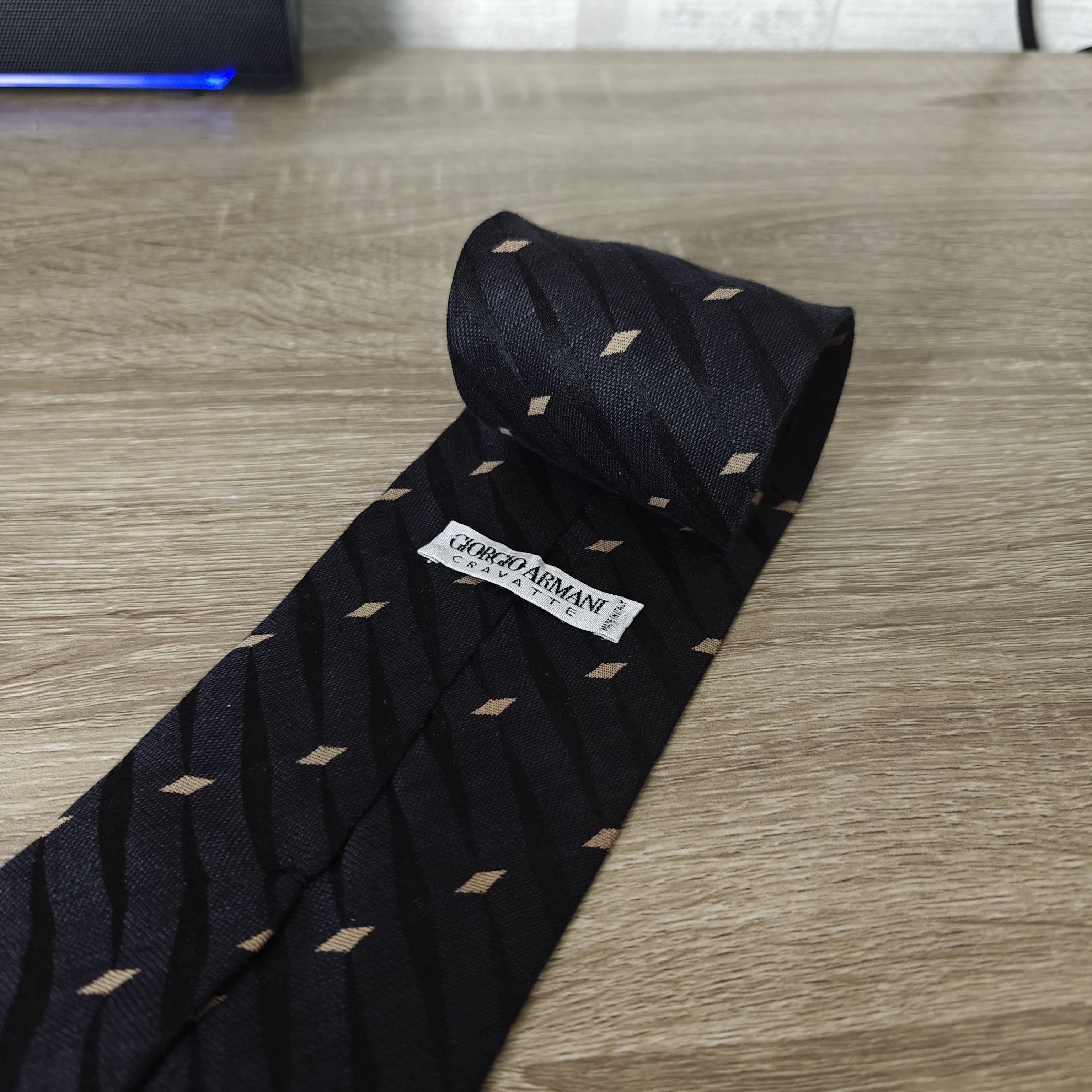 Armani Giorgio Armani Cravatte Vtg Tie Size ONE SIZE - 4 Thumbnail