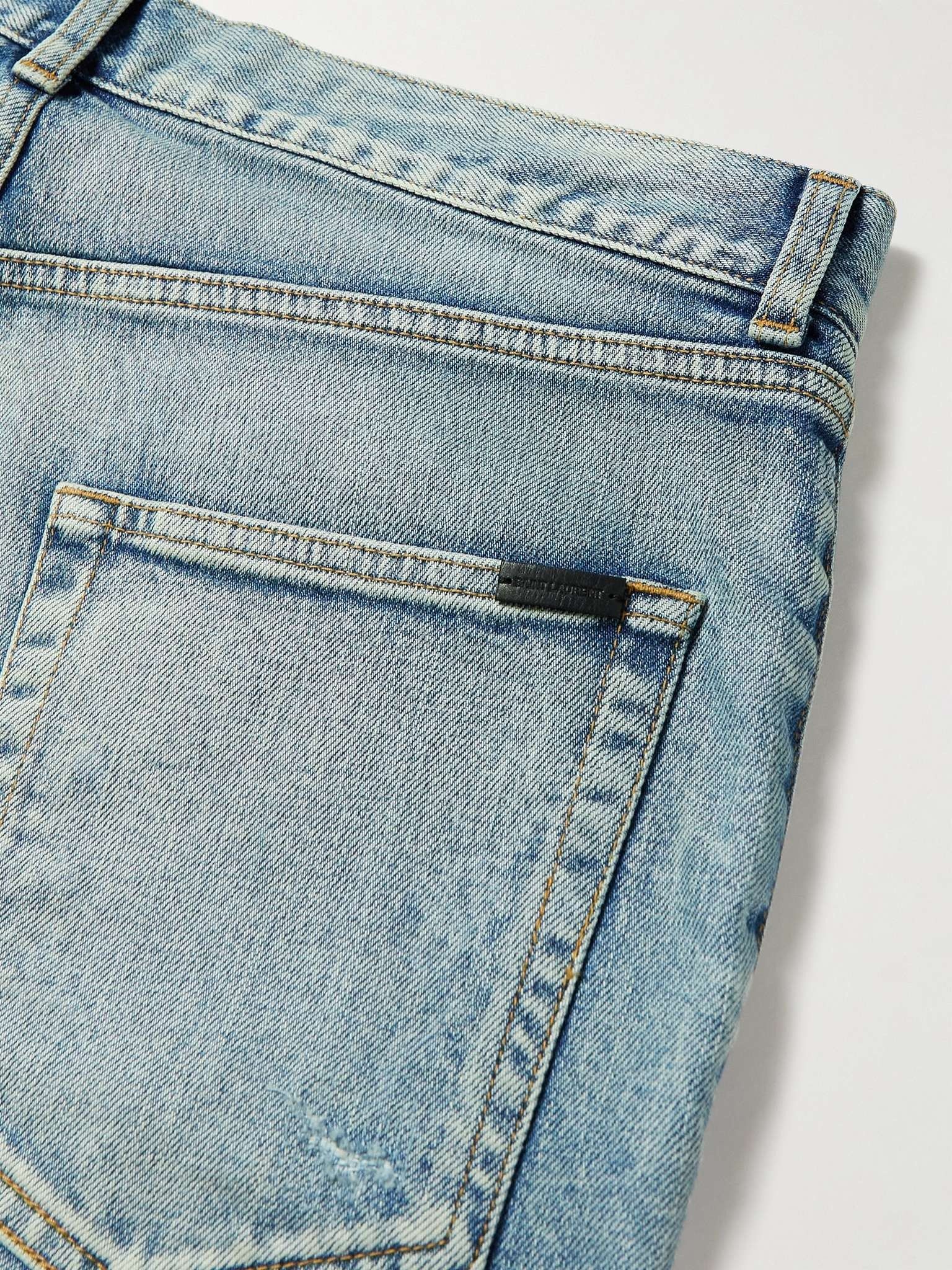 Saint Laurent Paris o1bcso1str0725 Skinny-Fit Distressed Jeans Size US 29 - 4 Thumbnail