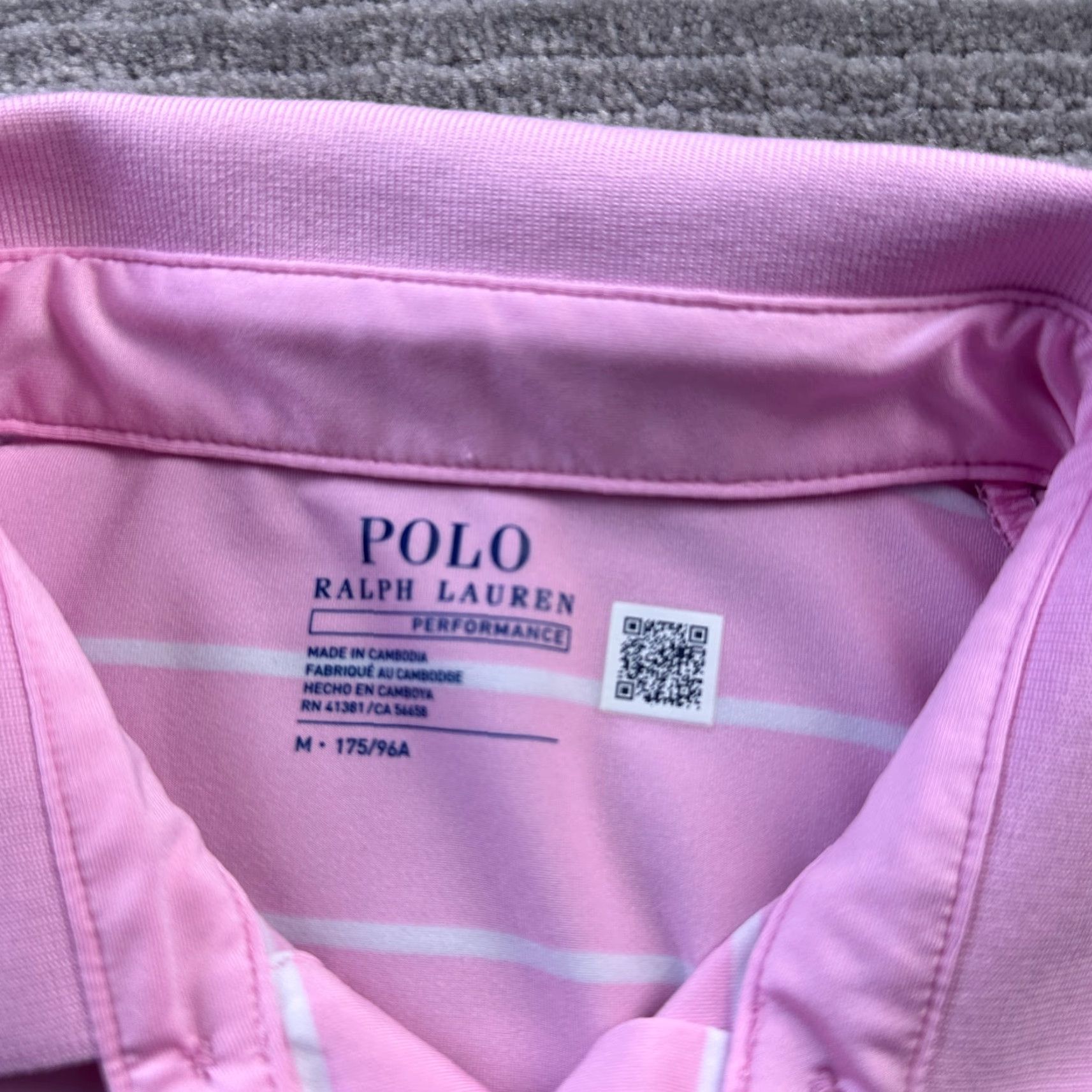 Polo Ralph Lauren Polo Ralph Lauren Shirt Mens Medium Pink Golf Performance Pony Striped Polo Shirt Polo Ralph Lauren Performance Shirt Mens M Pink Striped Golf Size US M / EU 48-50 / 2 - 6 Thumbnail
