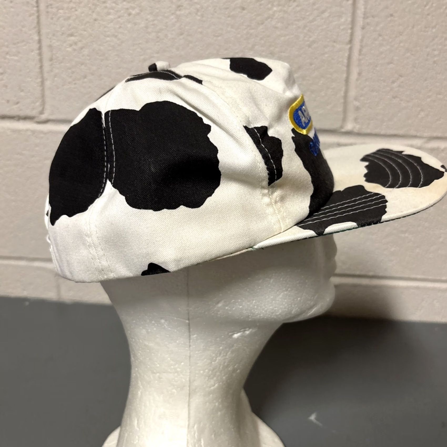 Vintage Armour Canned Meats Holstein Pattern Hat USA One Size Mens Size ONE SIZE - 4 Thumbnail
