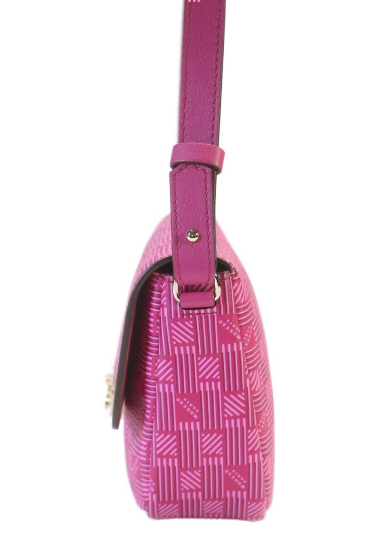 Moreau Paris Moreau Womens Pink Fuschia Croisette Small Crossbody Bag Size ONE SIZE - 4 Thumbnail