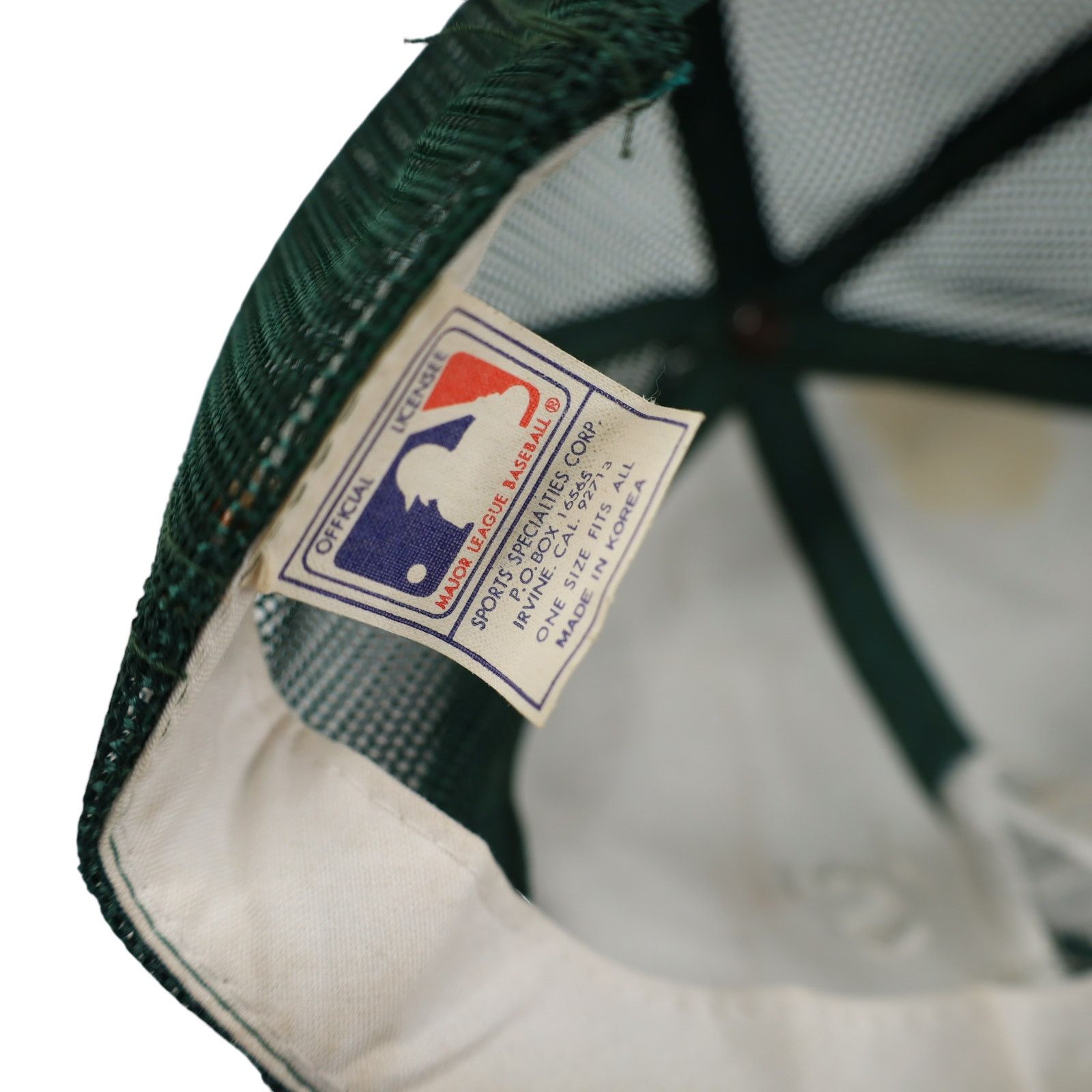 MLB × Sports Specialties × Vintage Vintage 90s Sport Specialties Oakland Athletics Trucker Hat Size ONE SIZE - 6 Thumbnail