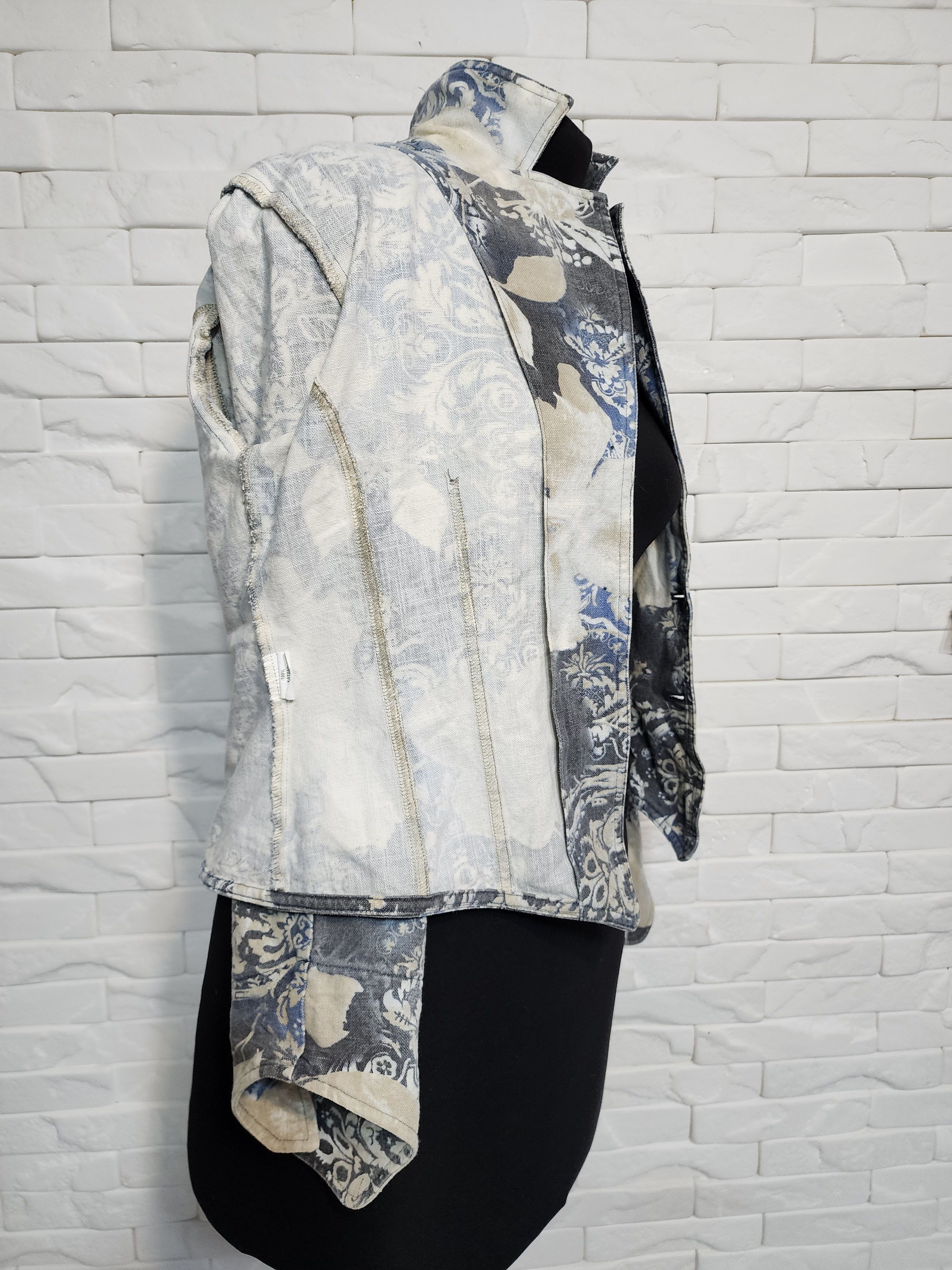 Other Denim Jacket: Women's Blue Jean Blazer Size M / US 6-8 / IT 42-44 - 9 Thumbnail