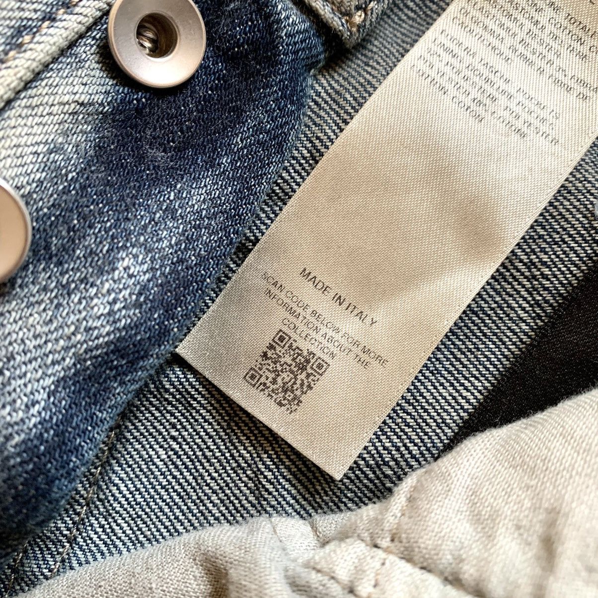 Rick Owens Rick Owens Drkshdw Bias Bootcut Shredded Pearl Washed Denim Size US 32 / EU 48 - 19 Thumbnail