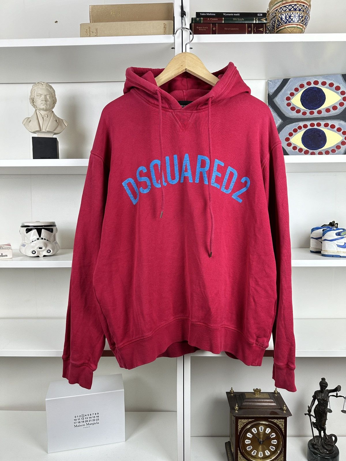 Dsquared2 Dsquared2 burgundy logo hoodie Size US XL / EU 56 / 4 - 1 Thumbnail