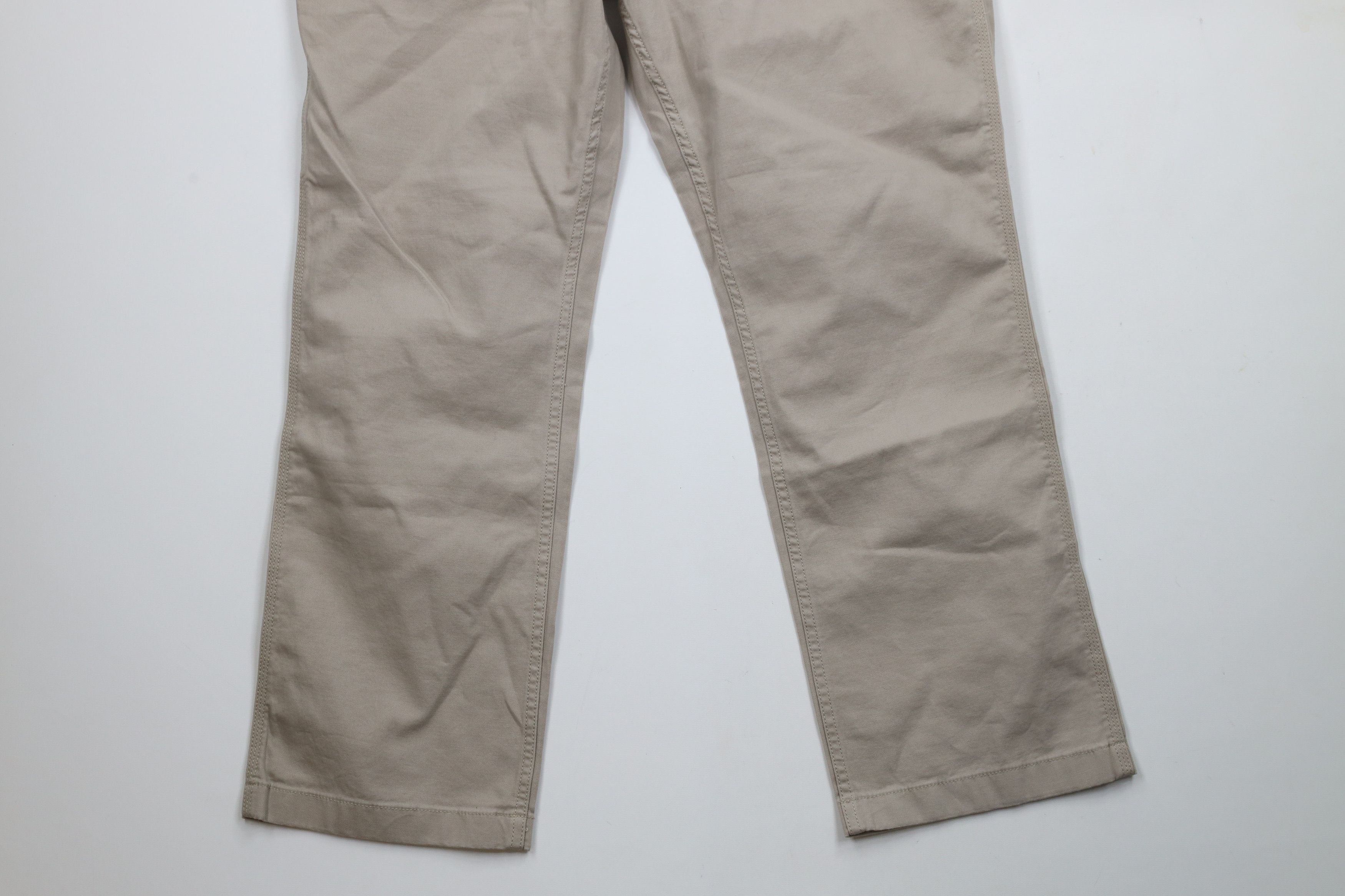 Carhartt × Vintage Vintage Carhartt Relaxed Wide Leg Dungaree Work Pants Beige Size US 34 / EU 50 - 4 Thumbnail