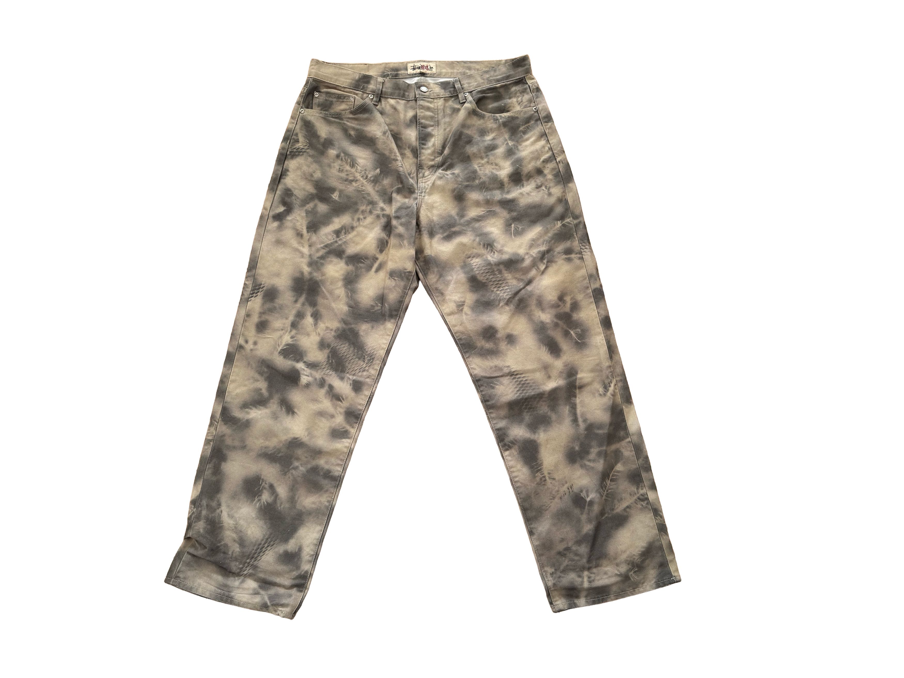 stussy big ol’ jean stenpat camo Stussy Big Ol' Camo Stenpat Jean North Fork Men's - FW24 - US