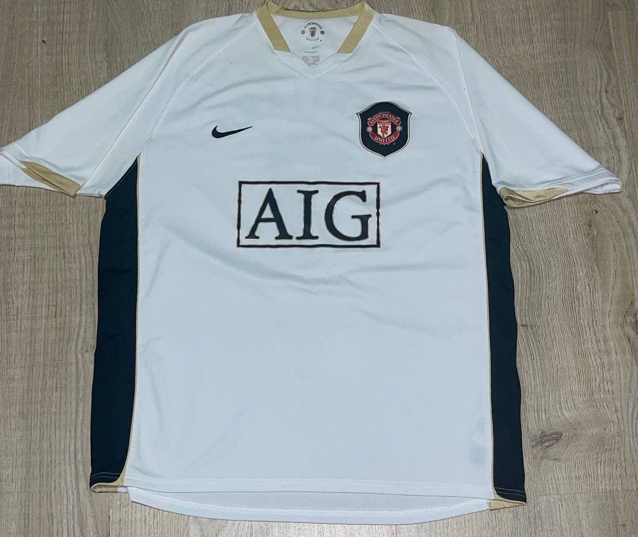 Nike Vintage Nike Manchester United 2006-2007 Away Soccer Jersey Size US XL / EU 56 / 4 - 1 Thumbnail