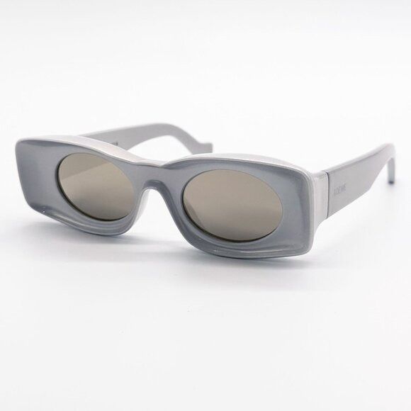 Loewe NEW LOEWE SUNGLASSES LW40033I 24C SILVER UNISEX EYEWEAR Size ONE SIZE - 3 Thumbnail