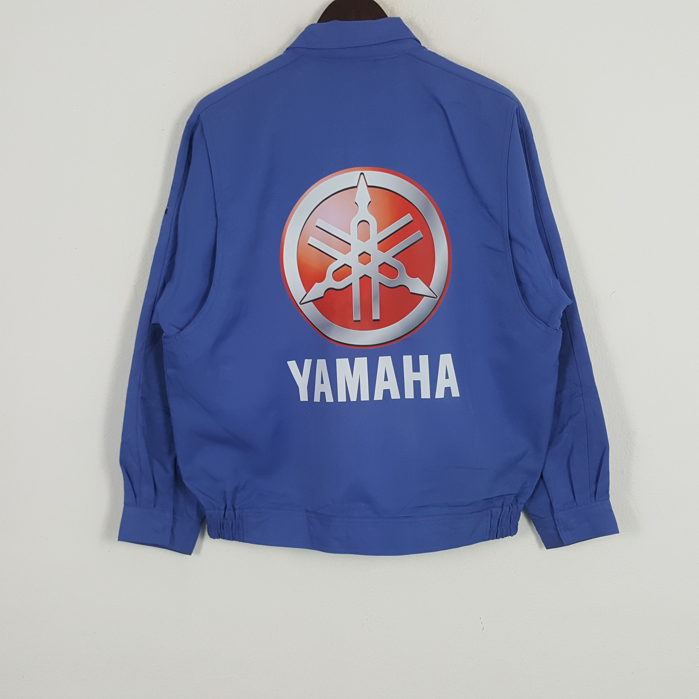 Japanese Brand × Vintage Vintage Yamaha Racing Sport Custom Art Logo Worker Jacket Size US L / EU 52-54 / 3 - 1 Thumbnail
