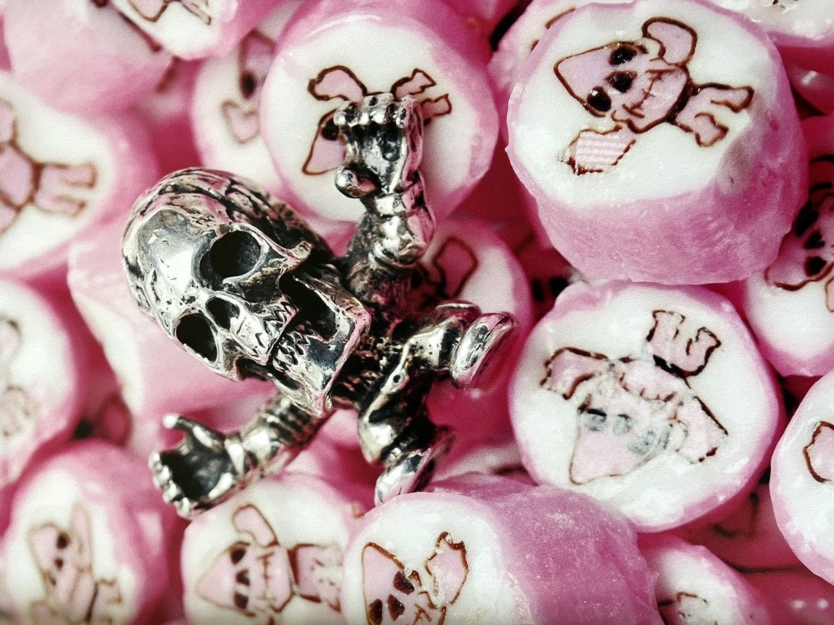 Chrome Hearts × Vintage Chrome Hearts skull candies photo Poster framed 9x11 Size ONE SIZE - 2 Thumbnail