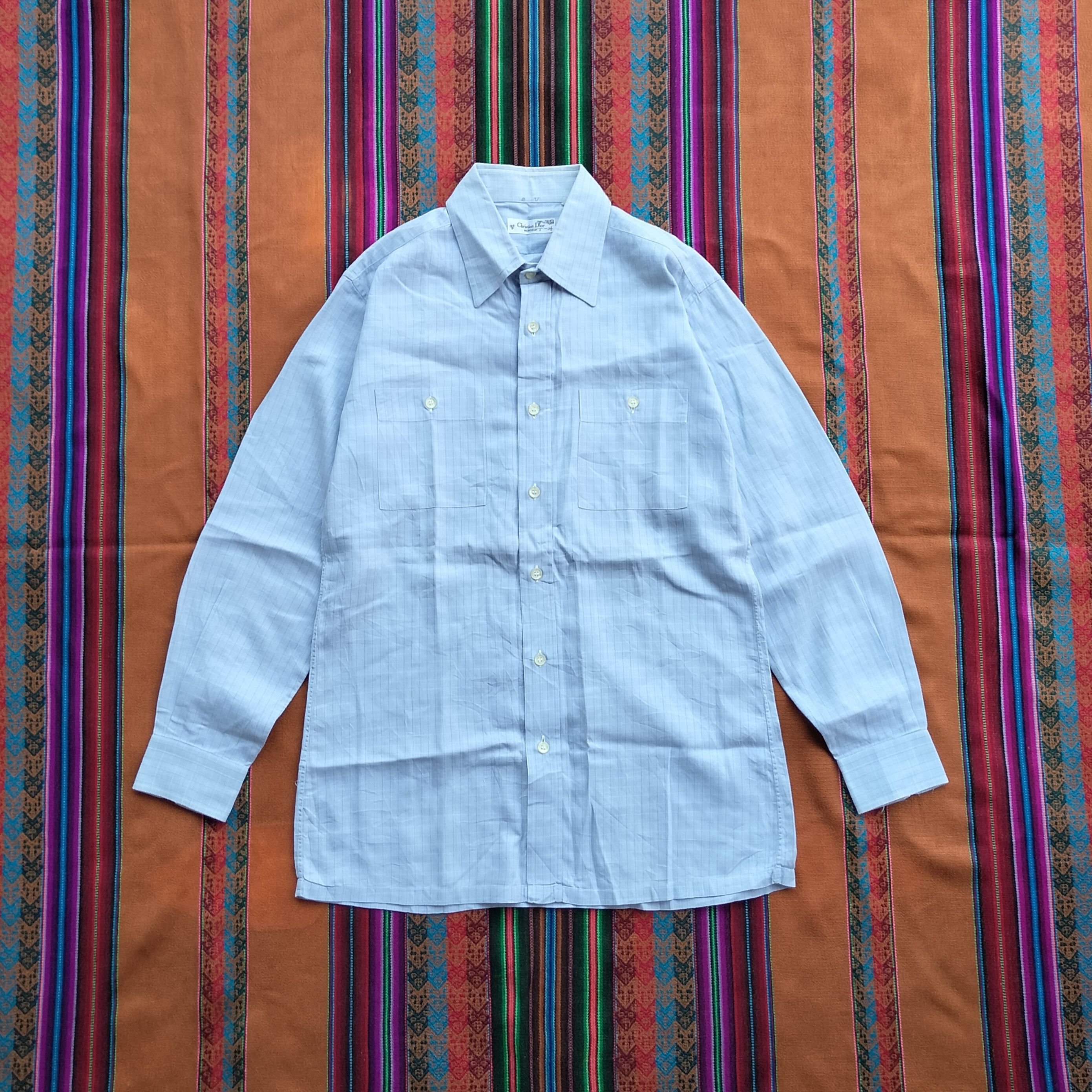 Christian Dior Monsieur Vintage Christian Dior Mounsieur plaid 2 pocket ls shirt Size US M / EU 48-50 / 2 - 1 Thumbnail