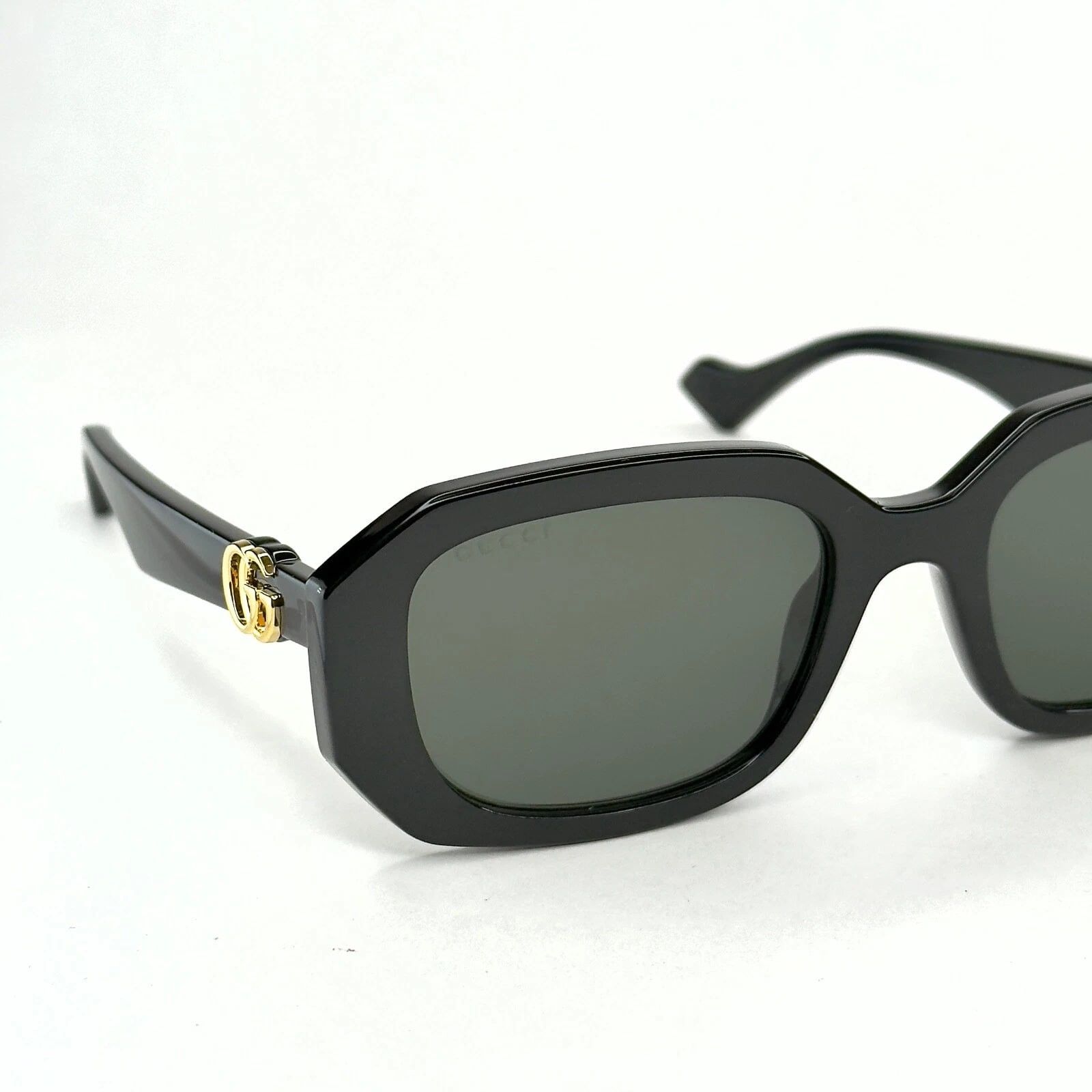 Gucci GUCCI Black 1535 Geometric Gold Gg1535S Sunglasses 001 Size ONE SIZE - 9 Thumbnail