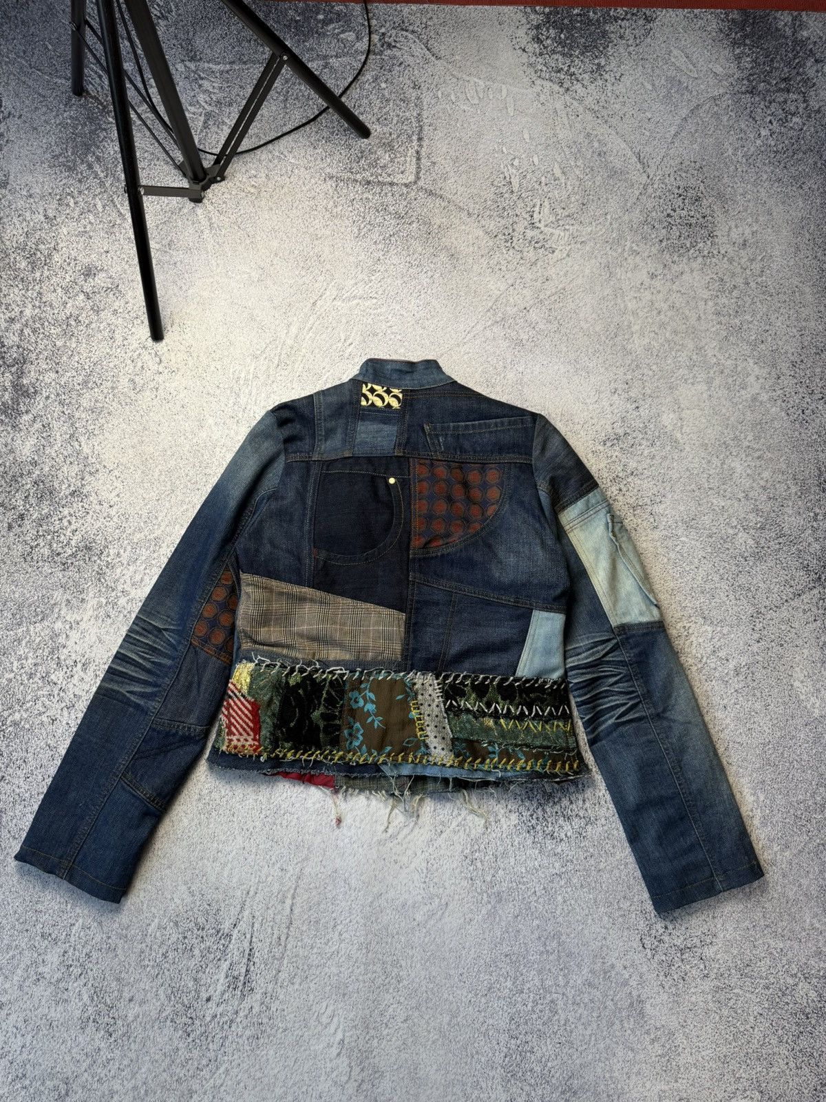 Desigual Vintage Designer Patch work Denim Jackets Y2K Japanese Size M / US 6-8 / IT 42-44 - 17 Thumbnail