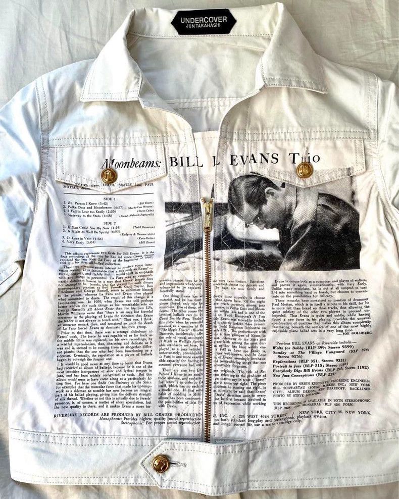Undercover UNDERCOVER 2017ss jazzman newspaper print bill Evans knit p Size US L / EU 52-54 / 3 - 3 Thumbnail