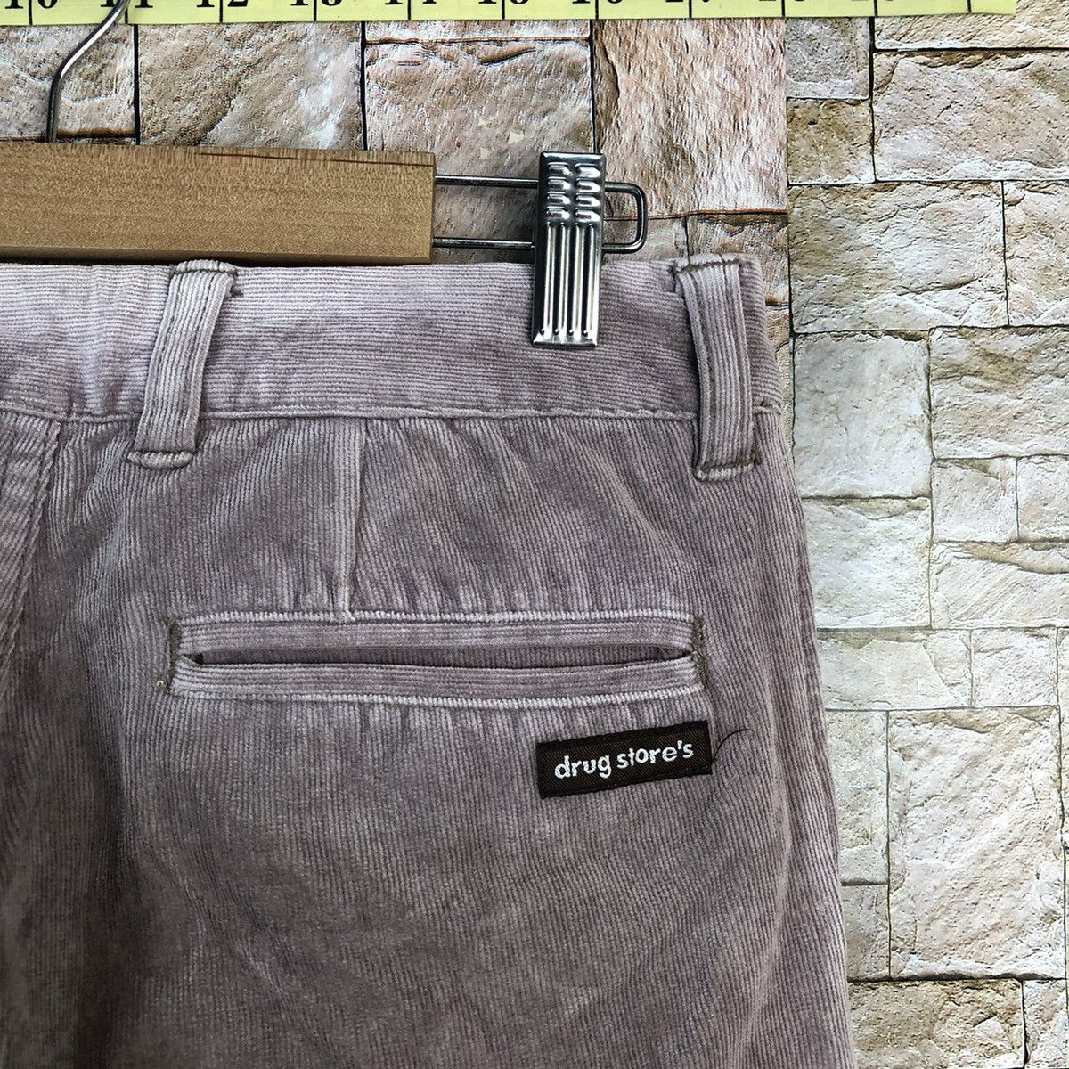 Japanese Brand Drug Store Purple Conduroy Pants #A1022 Size 26" / US 2 / IT 38 - 19 Thumbnail