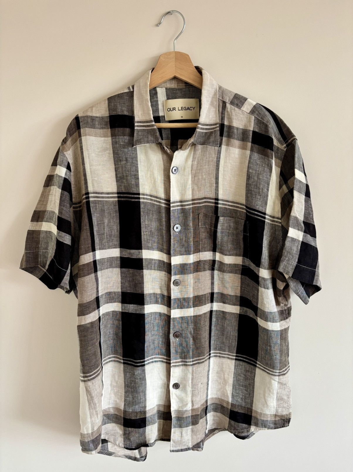 Our Legacy Boxy Linen Short Sleeve Size US M / EU 48-50 / 2 - 1 Thumbnail
