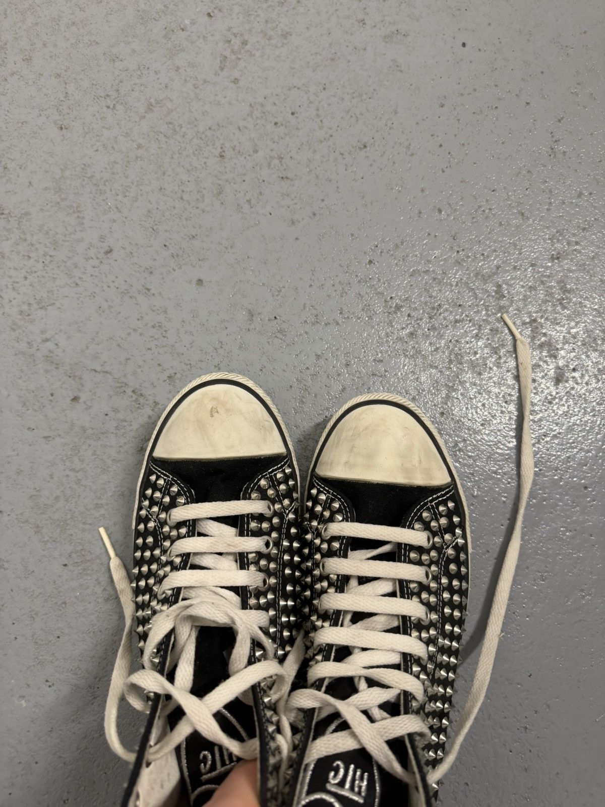 Hollywood Trading Company HTC Hollywood Trading Company Studded High Top Sneakers Size US 9 / EU 42 - 11 Thumbnail