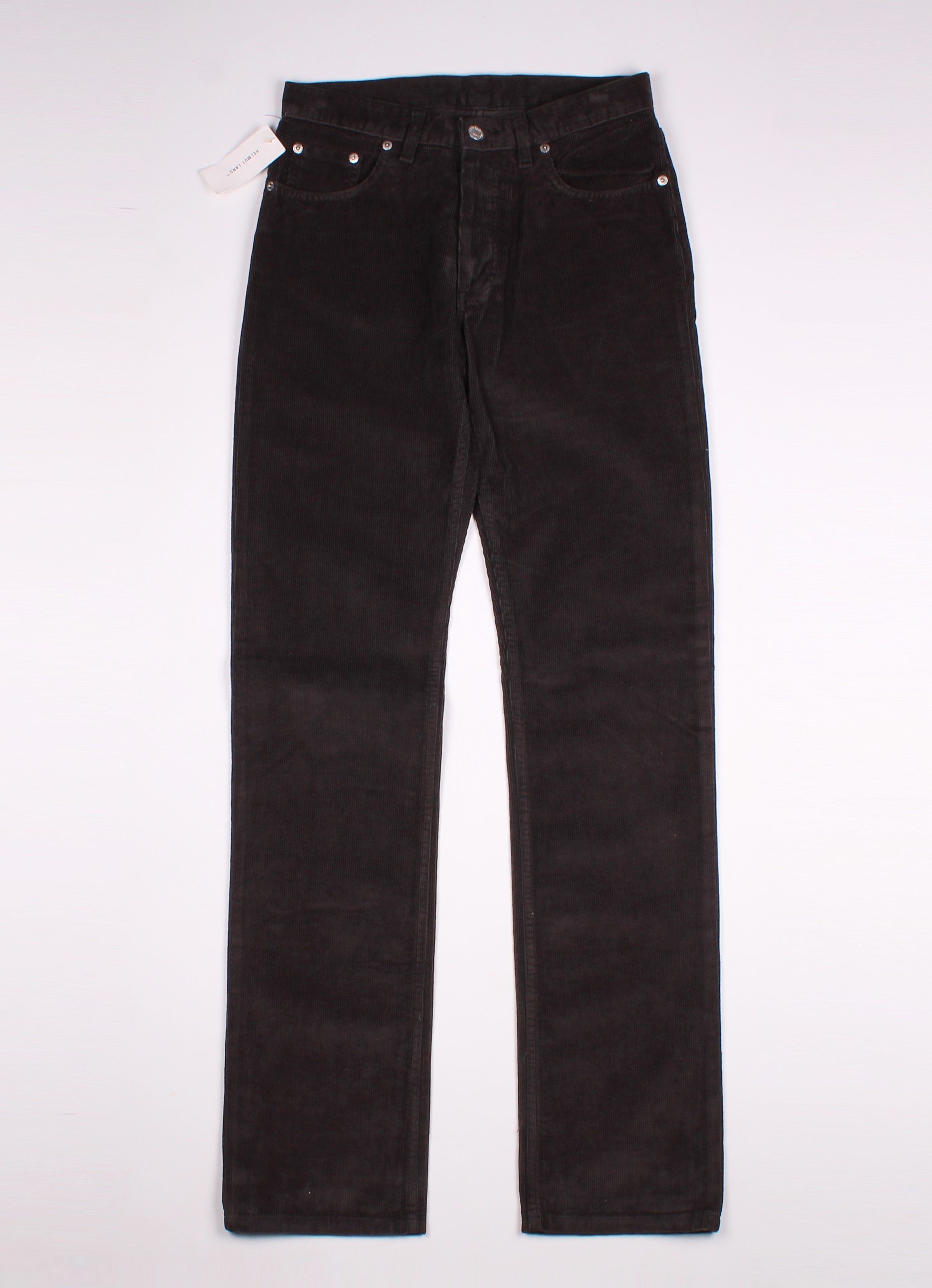 Helmut Lang Vintage Helmut Lang 1998 Corduroy Brown Straight Pants Size 29" - 1 Thumbnail