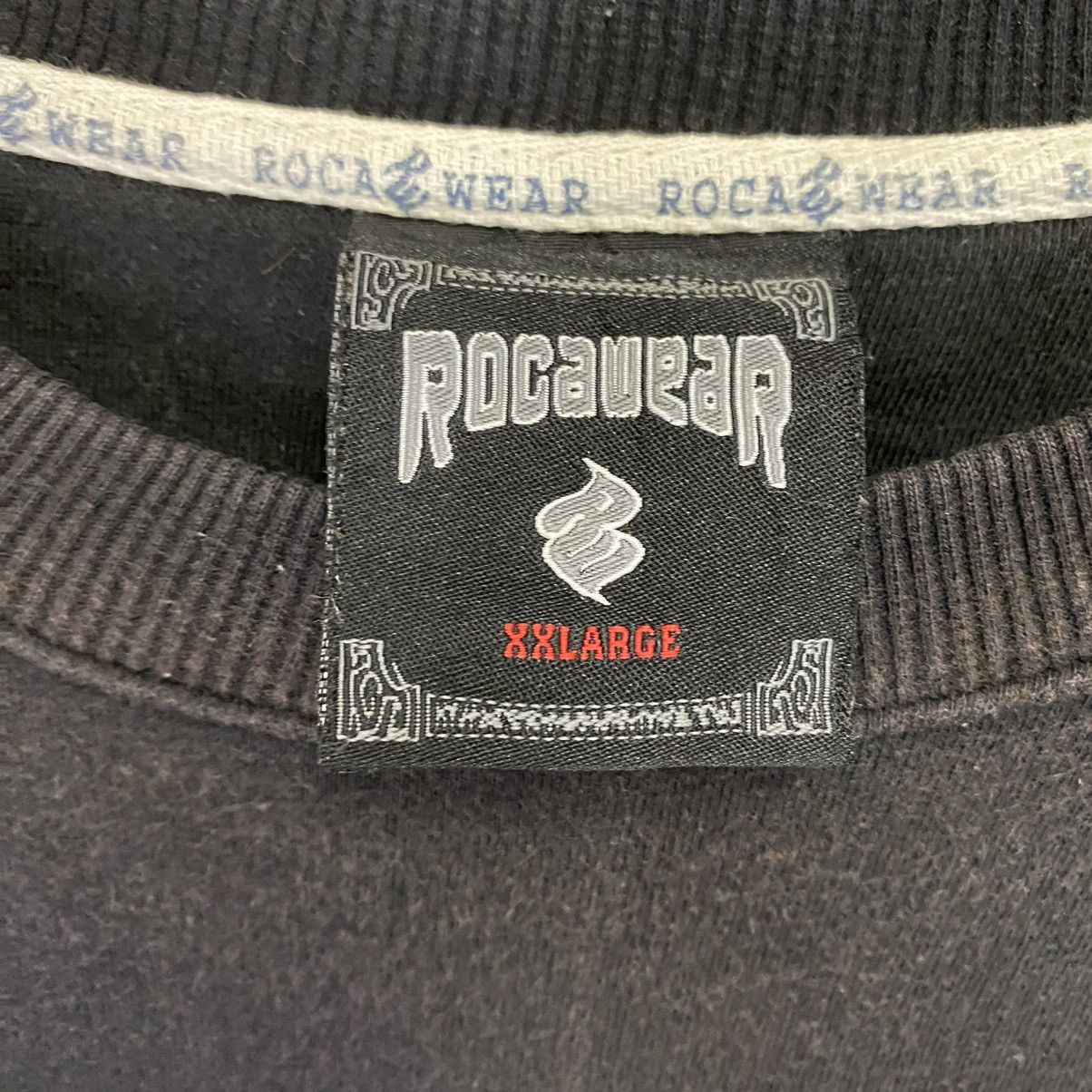 Japanese Brand Vintage Rocawear Big Logo Crewneck Sweatshirt Size XL Size US XL / EU 56 / 4 - 9 Thumbnail