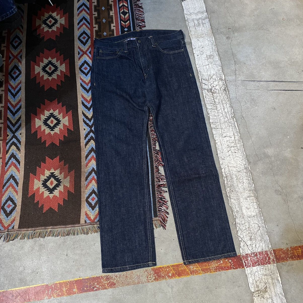 image of Comme Des Garcons Selvedge Jeans in Dark Indigo, Men's (Size 30)