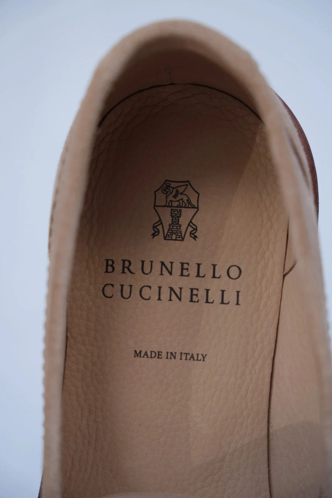 Brunello Cucinelli New Brunello Cucinelli Penny Loafer Beige UK 7 US 8 EU 41 Size US 8 / EU 41 - 8 Thumbnail