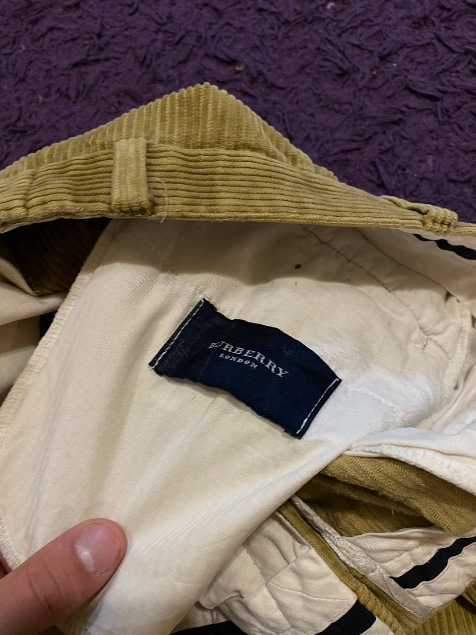 Burberry Y2K Vintage Casual Pants Burberry Streetwear Super 120's Size US 34 / EU 50 - 2 Thumbnail