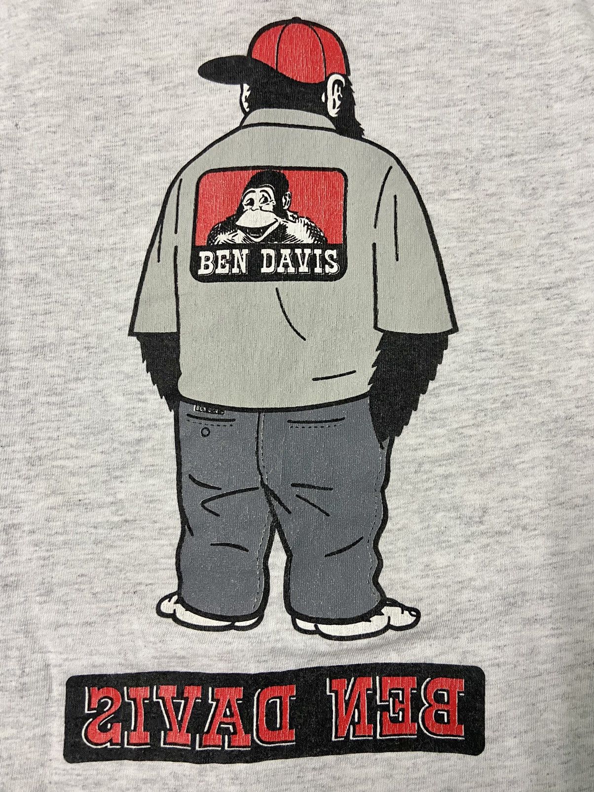 Ben Davis × Vintage Vintage 90s Ben Davis Mirror Print Jerzees Tshirt Size US M / EU 48-50 / 2 - 7 Thumbnail
