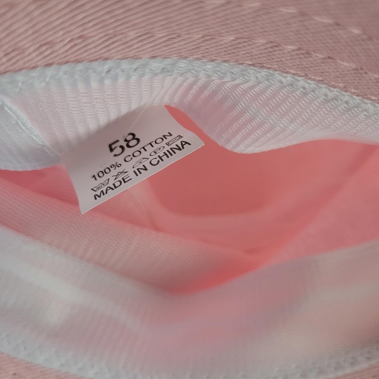 Other Pink Bucket Hat Unisex One Size Lg Cotton Streetwear Cap New Size ONE SIZE - 3 Thumbnail