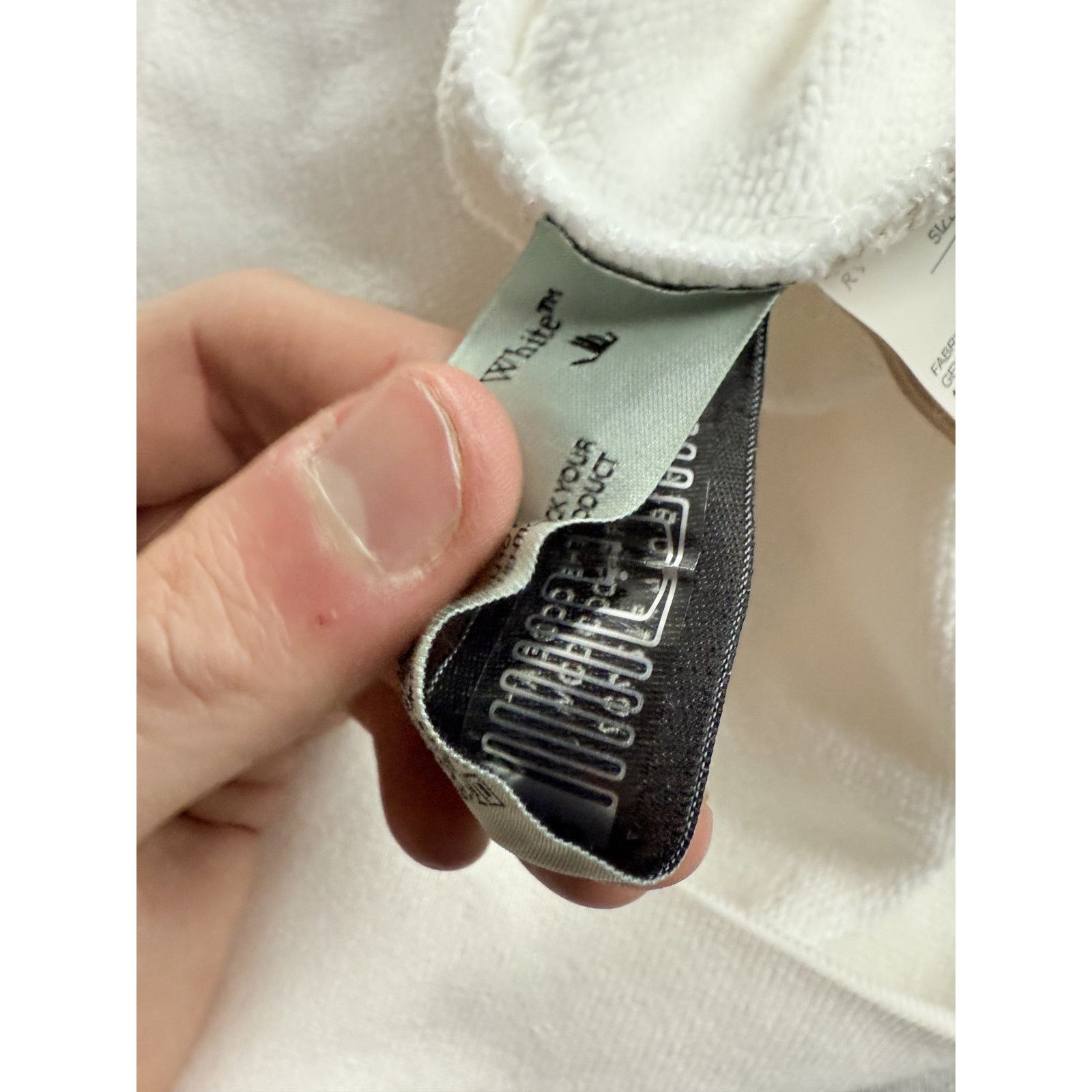 Off-White Off White Hoodie White Green Girl Used Medium Size US M / EU 48-50 / 2 - 10 Thumbnail