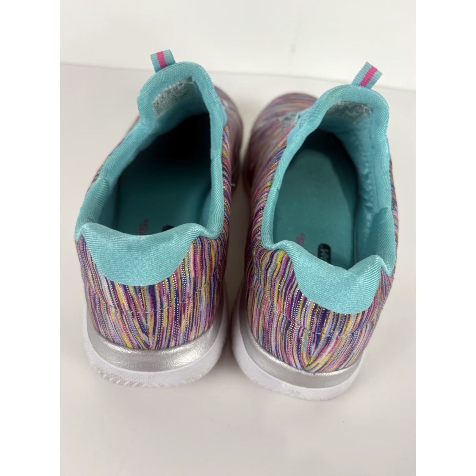 SKECHERS Skechers Memory Foam Slip On Sneakers Womens Size 8W Skechers Wide Fit Casual Athletic Walking Shoes Size US 8 / IT 38 - 4 Thumbnail